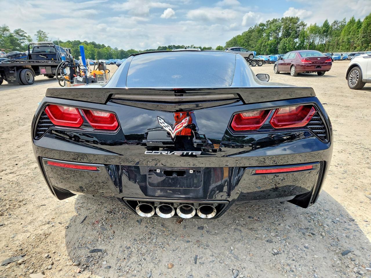 2015 Chevrolet Corvette Stingray Z51 3lt Black vin: 1G1YM2D7XF5102971