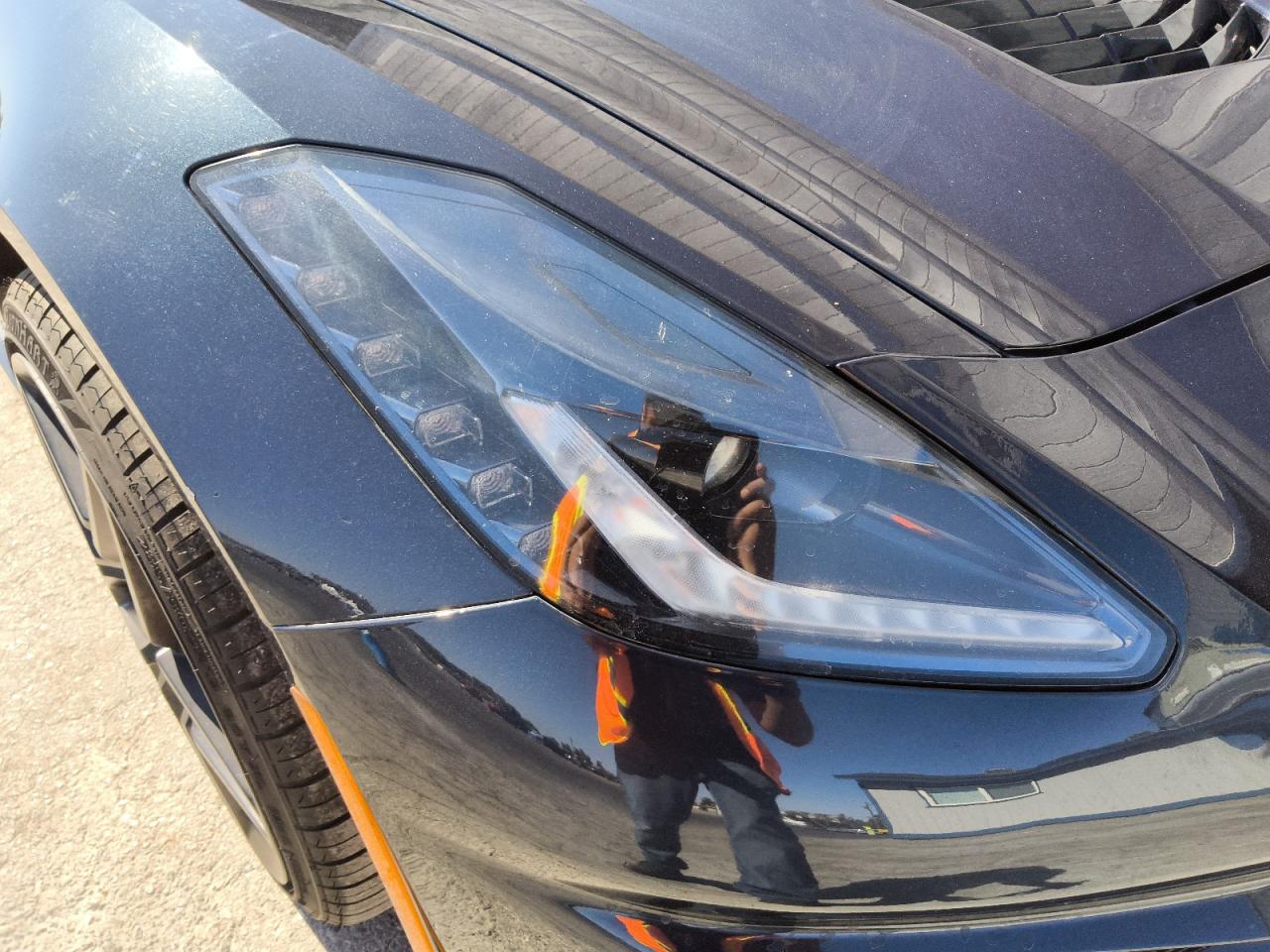 2014 Chevrolet Corvette Stingray Z51 3lt Blue vin: 1G1YM3D73E5110236 Damage: Left Head Lamp, Faded, Repair Required