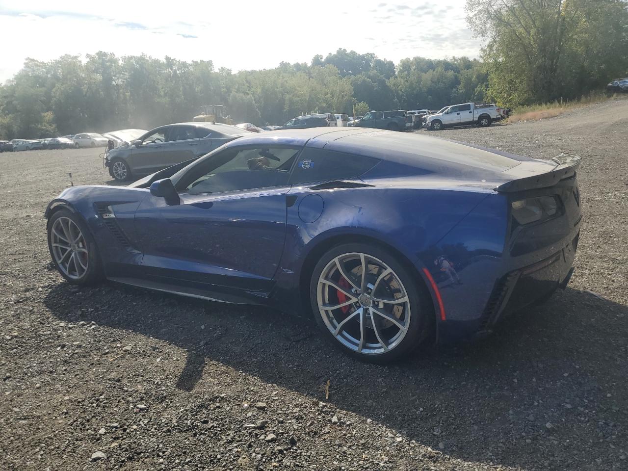 2017 Chevrolet Corvette Z06 1lz Blue vin: 1G1YP2D64H5602805