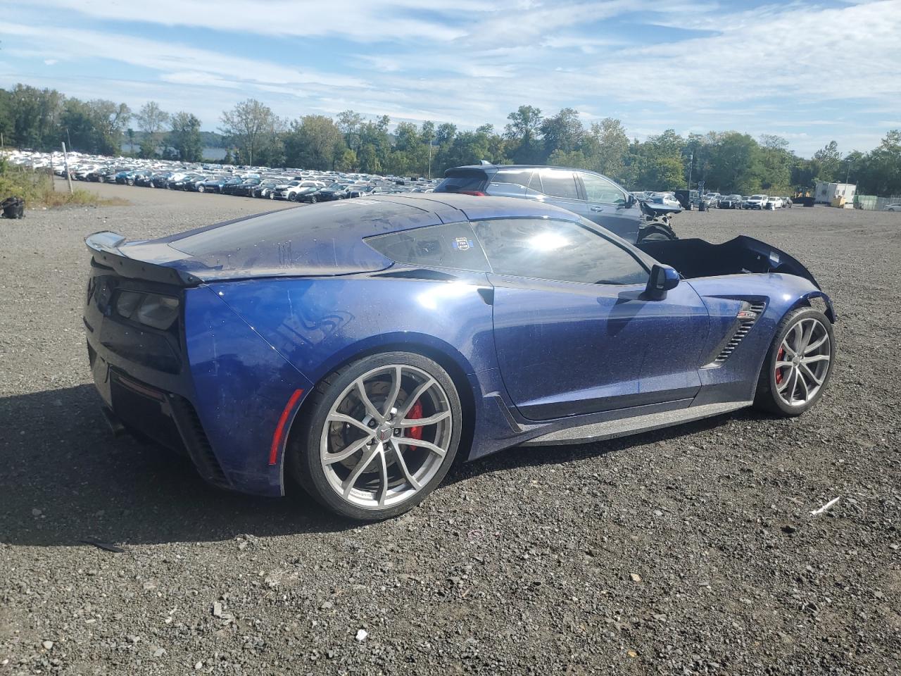 2017 Chevrolet Corvette Z06 1lz Blue vin: 1G1YP2D64H5602805