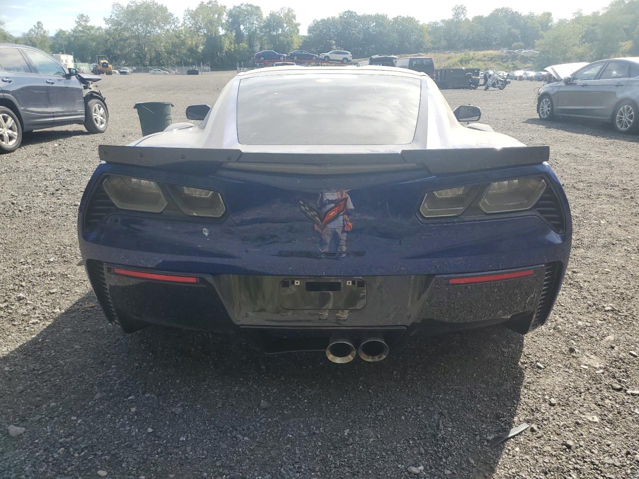 2017 Chevrolet Corvette Z06 1lz Blue vin: 1G1YP2D64H5602805