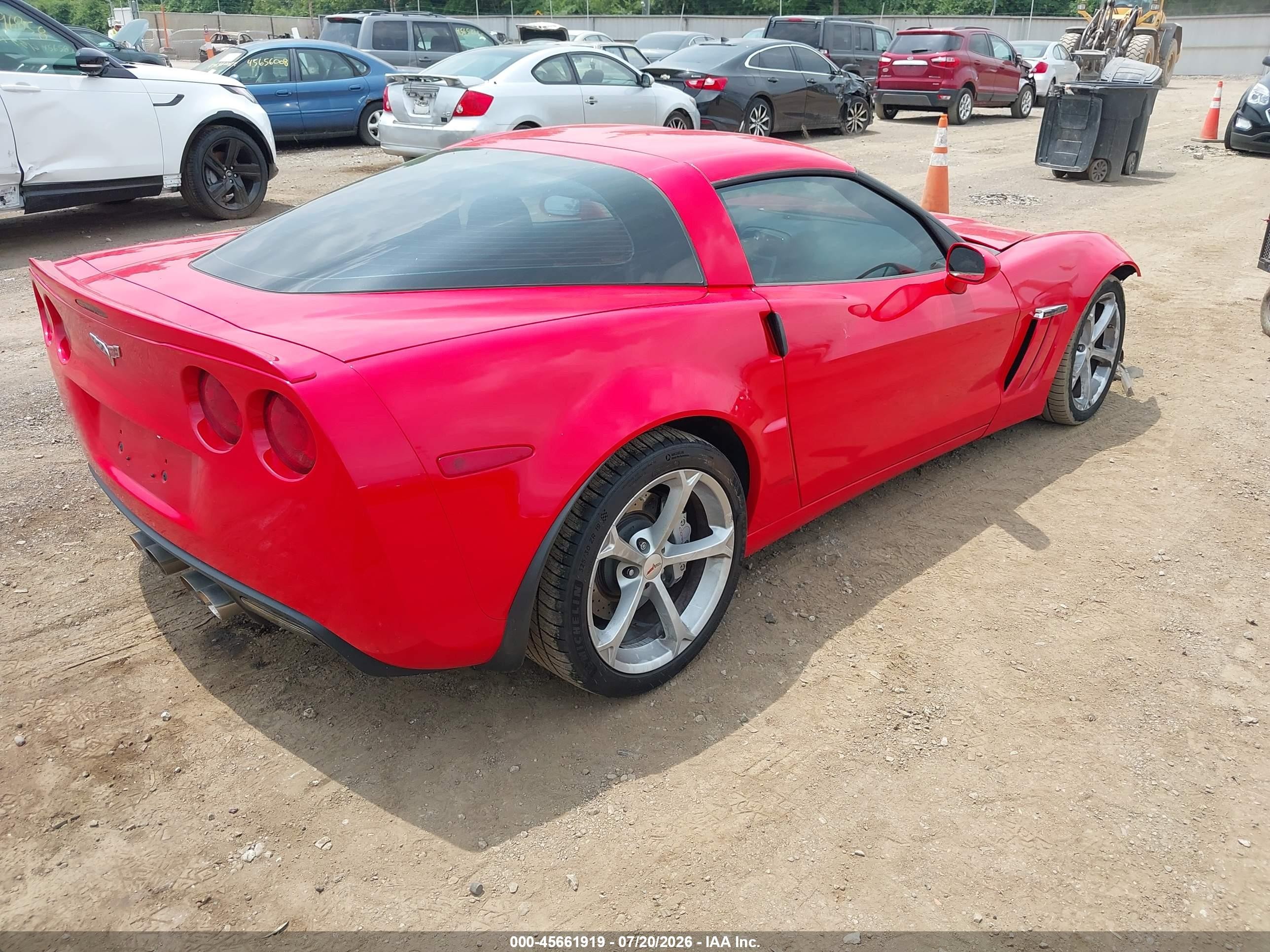 2013 Chevrolet Corvette Grand Sport Red vin: 1G1YP2DW2D5104189