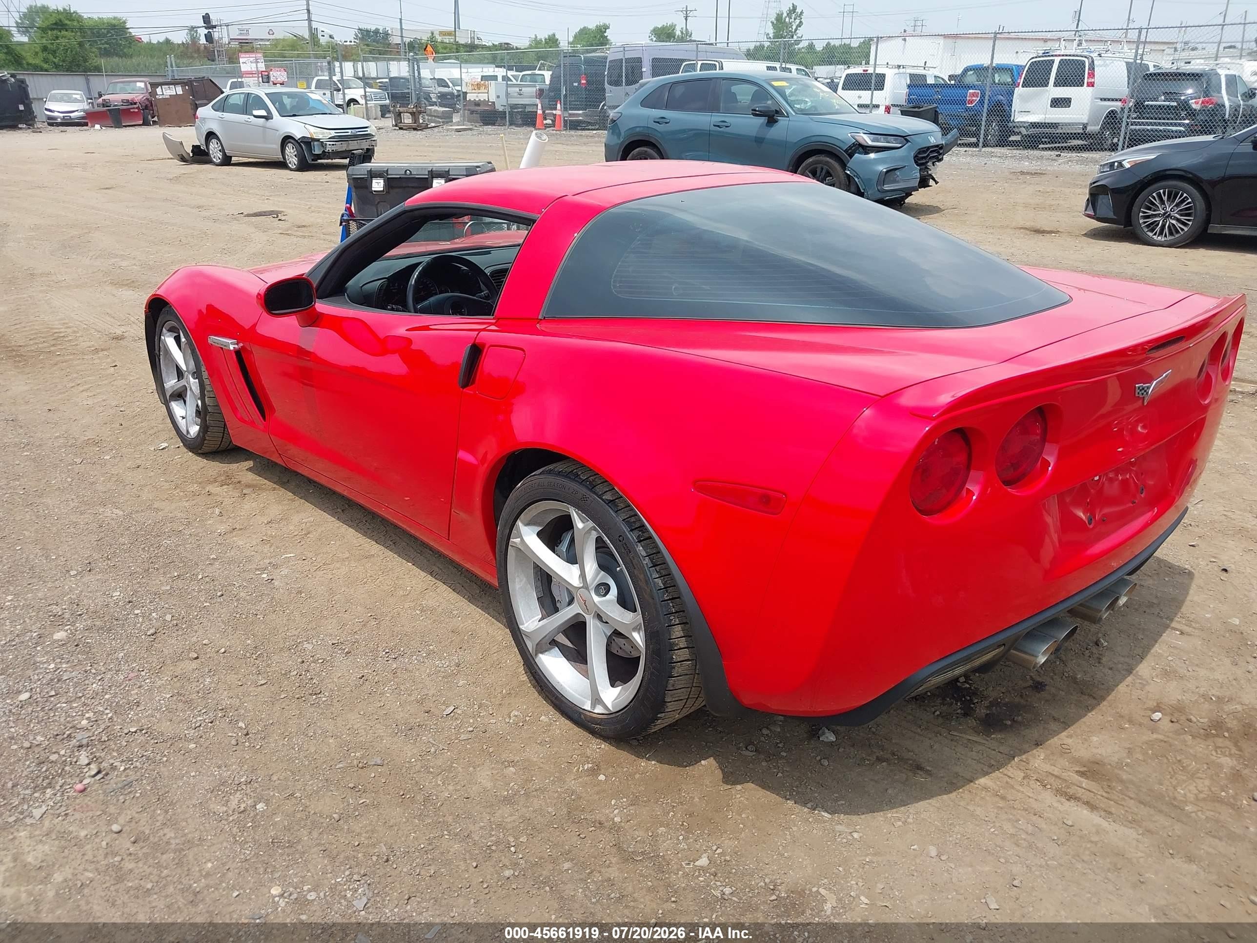 2013 Chevrolet Corvette Grand Sport Red vin: 1G1YP2DW2D5104189