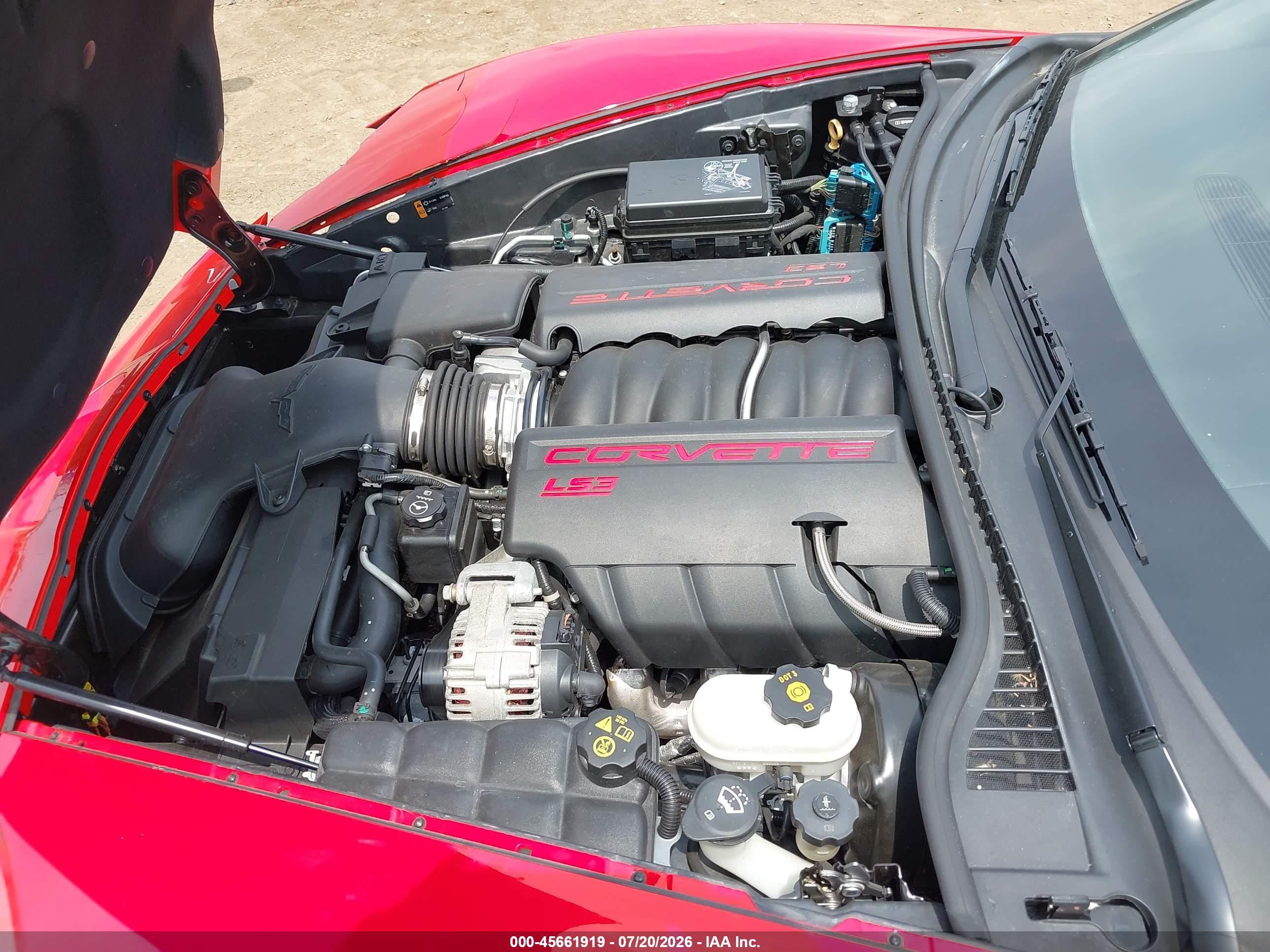 2013 Chevrolet Corvette Grand Sport Red vin: 1G1YP2DW2D5104189
