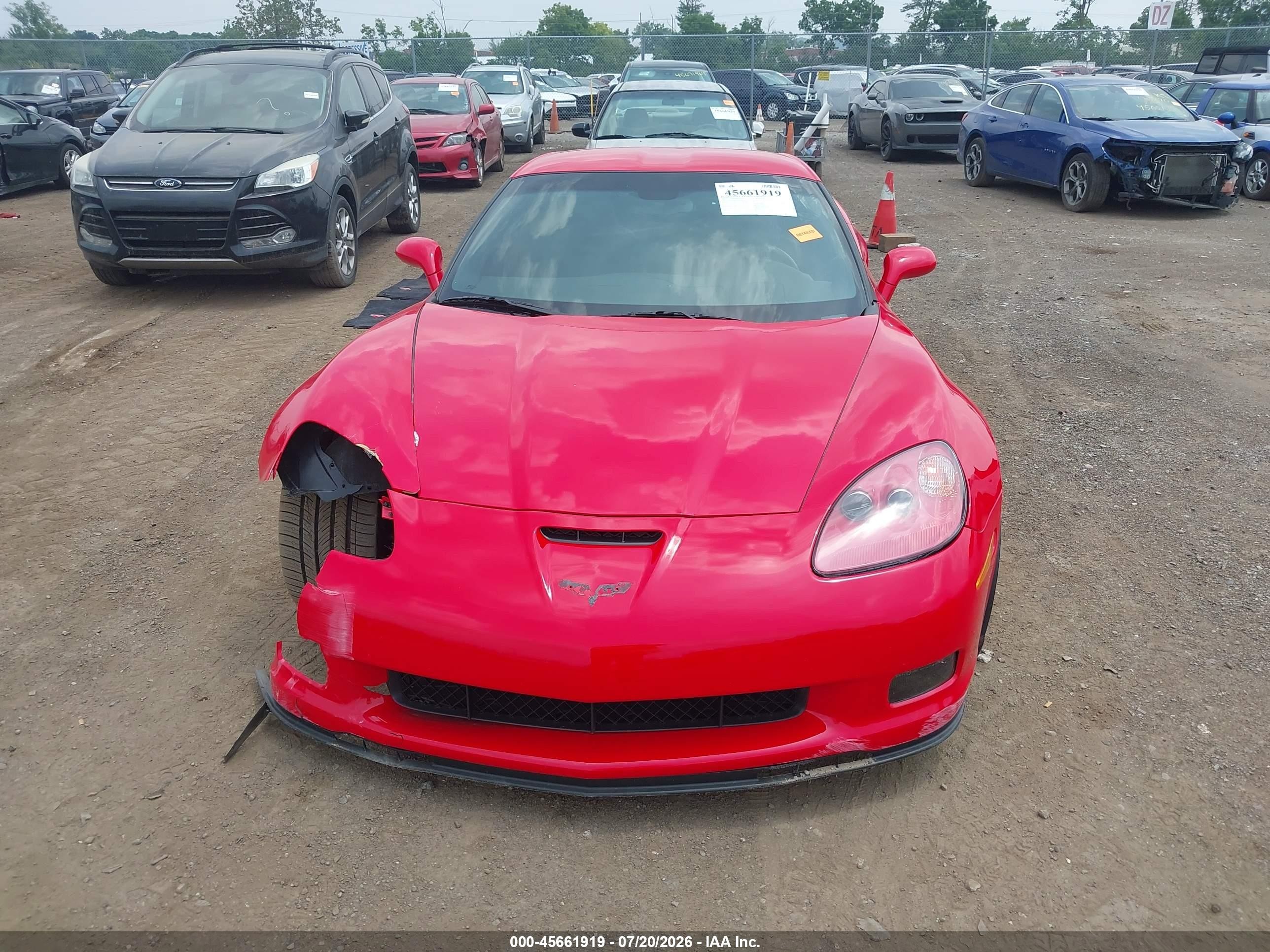 2013 Chevrolet Corvette Grand Sport Red vin: 1G1YP2DW2D5104189