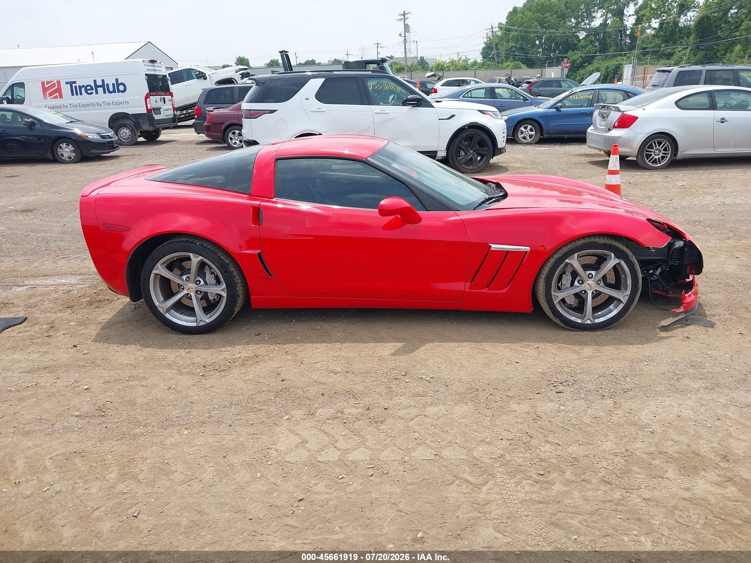 2013 Chevrolet Corvette Grand Sport Red vin: 1G1YP2DW2D5104189