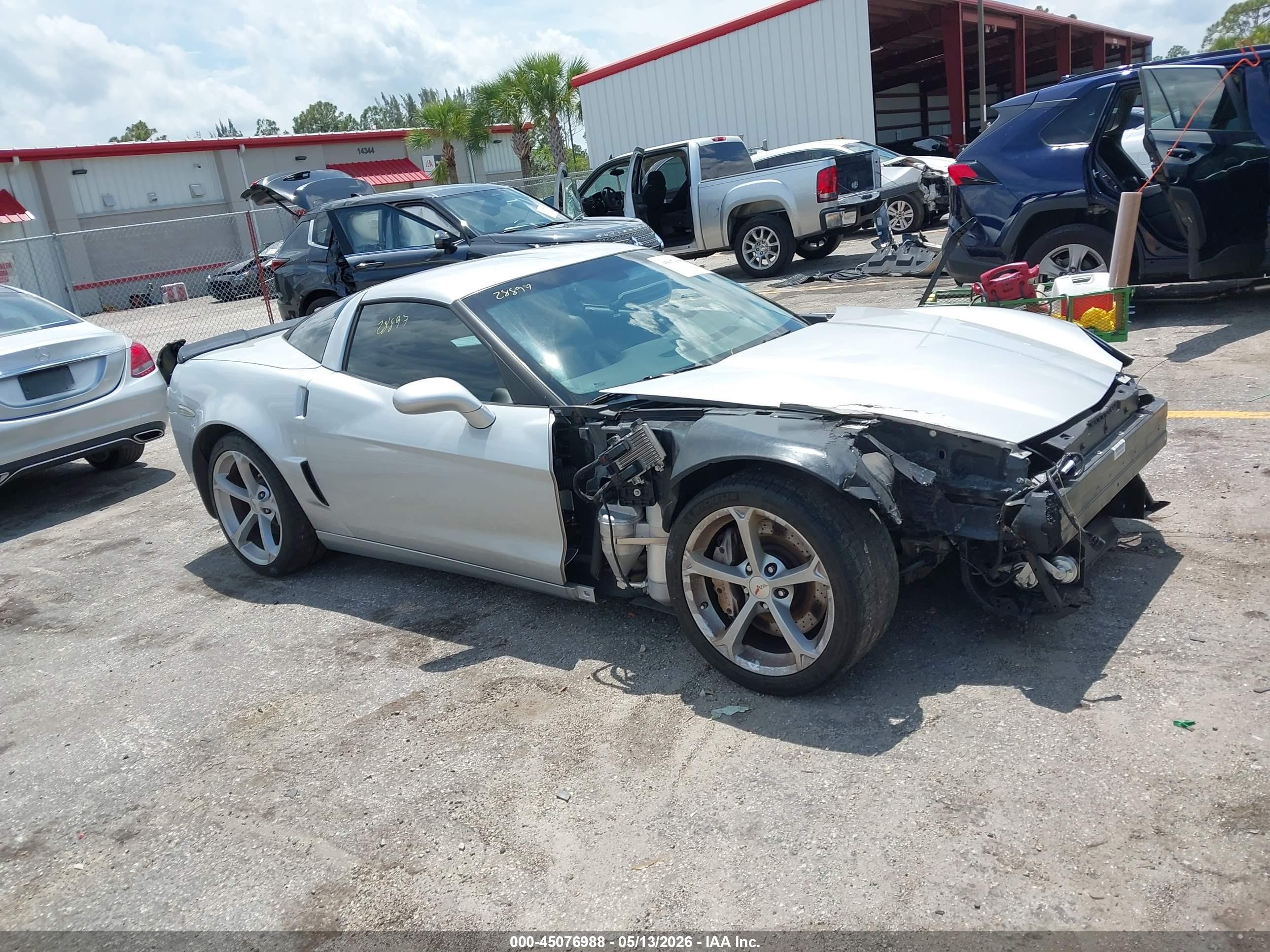 2013 Chevrolet Corvette Grand Sport Silver vin: 1G1YP2DW7D5106276