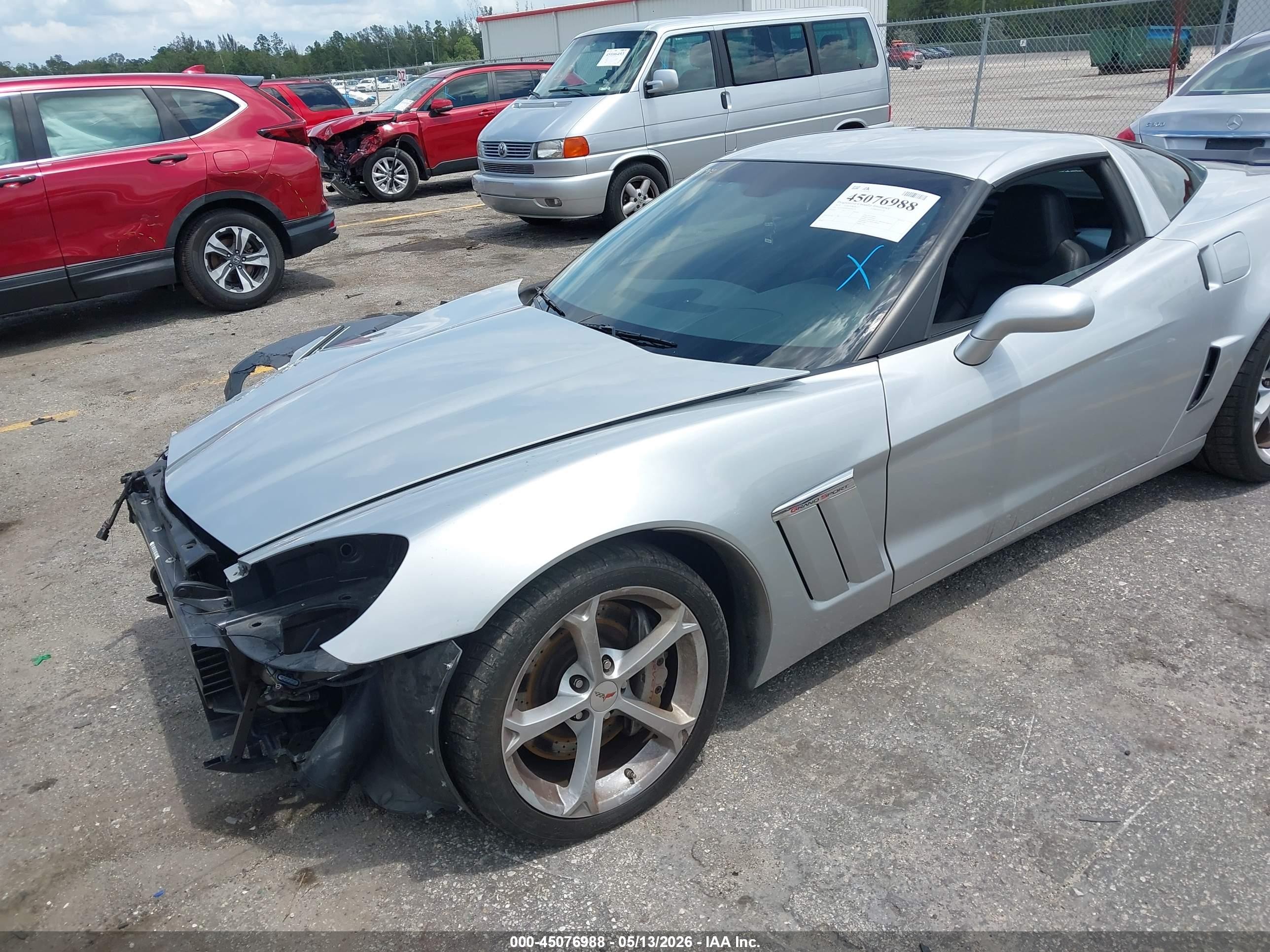 2013 Chevrolet Corvette Grand Sport Silver vin: 1G1YP2DW7D5106276