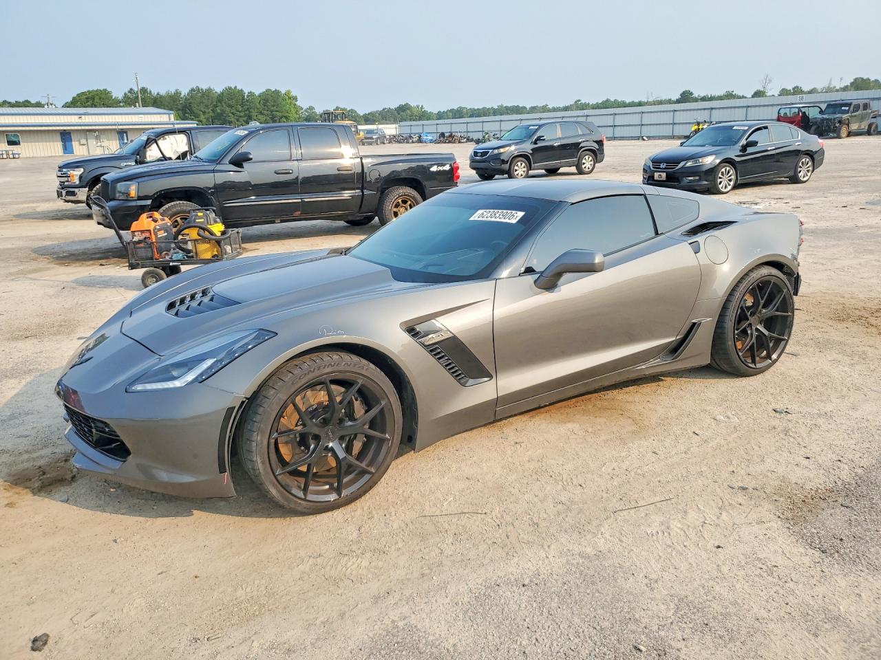 2015 Chevrolet Corvette Z06 2lz Серый vin: 1G1YR2D63F5600910