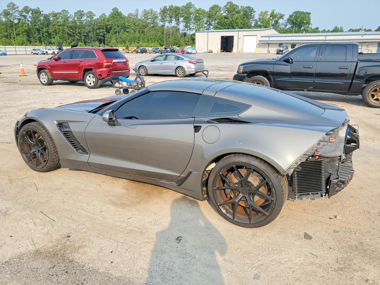 2015 Chevrolet Corvette Z06 2lz Gray vin: 1G1YR2D63F5600910
