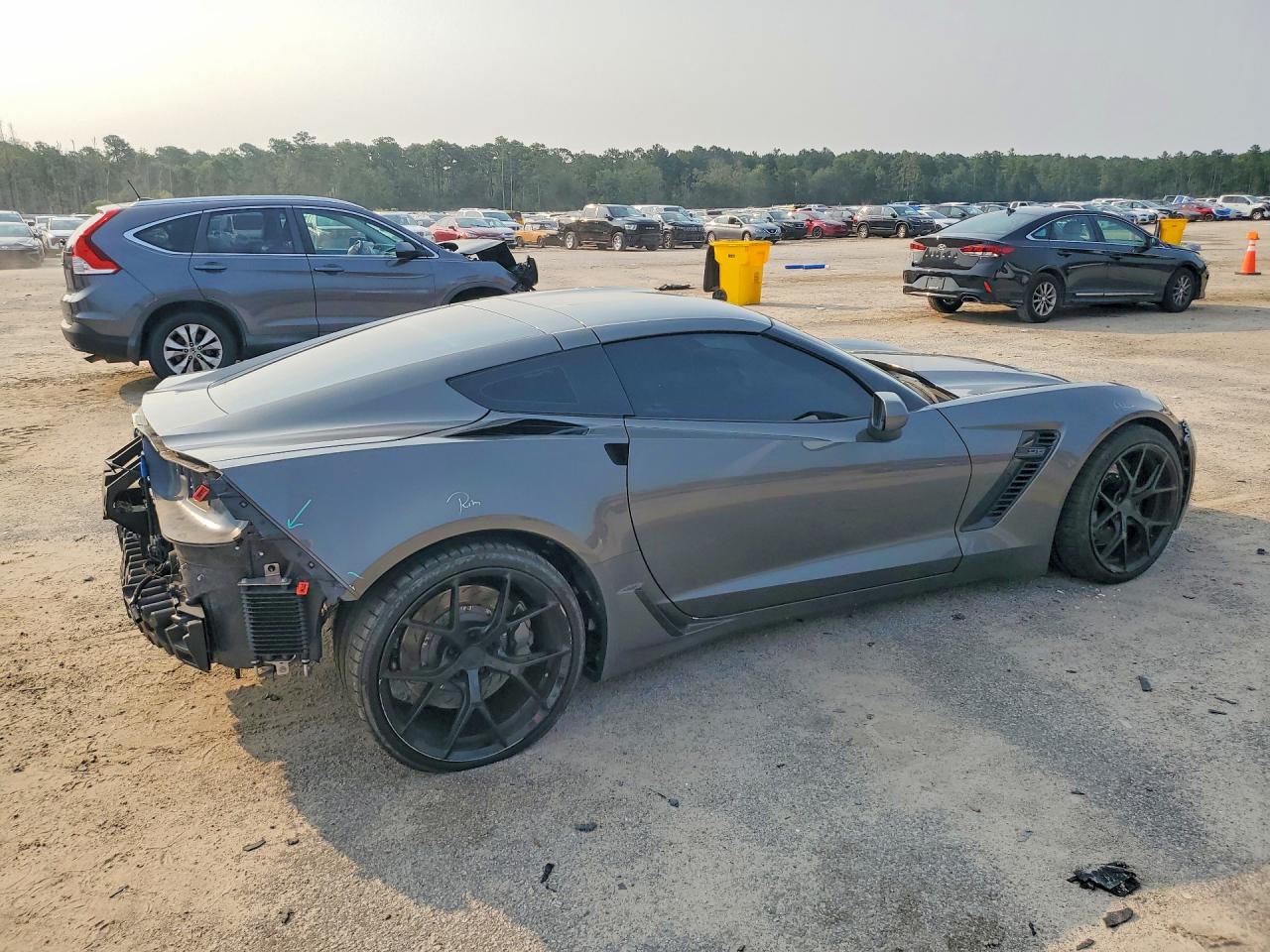 2015 Chevrolet Corvette Z06 2lz Gray vin: 1G1YR2D63F5600910