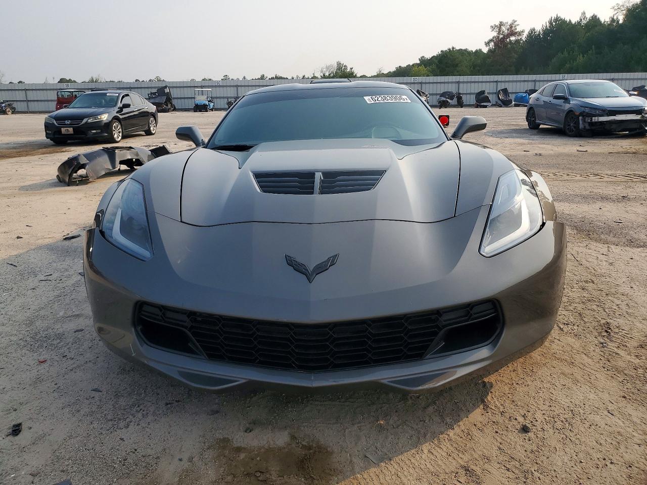 2015 Chevrolet Corvette Z06 2lz Gray vin: 1G1YR2D63F5600910