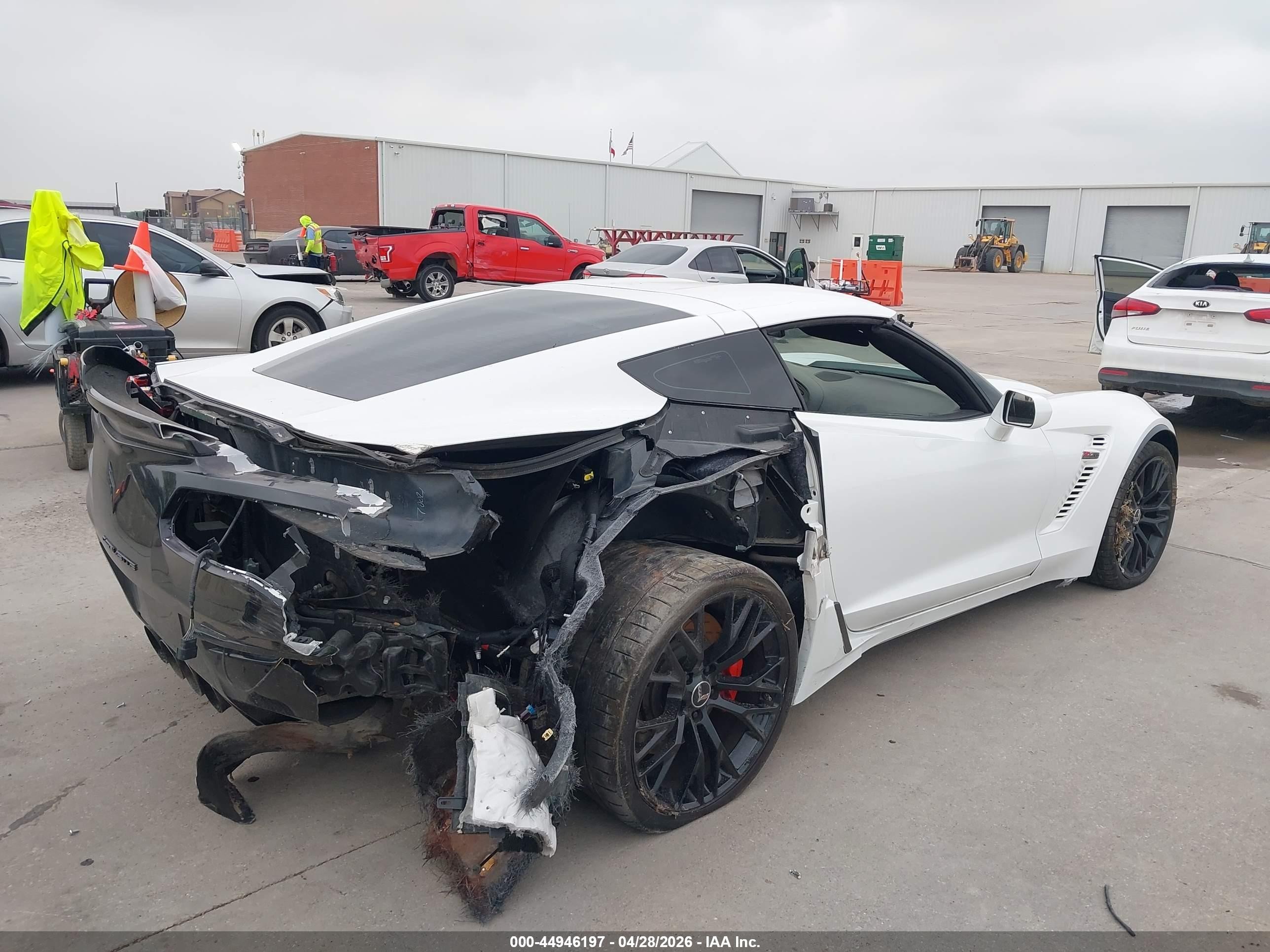 2015 Chevrolet Corvette Z06 White vin: 1G1YS2D66F5604177