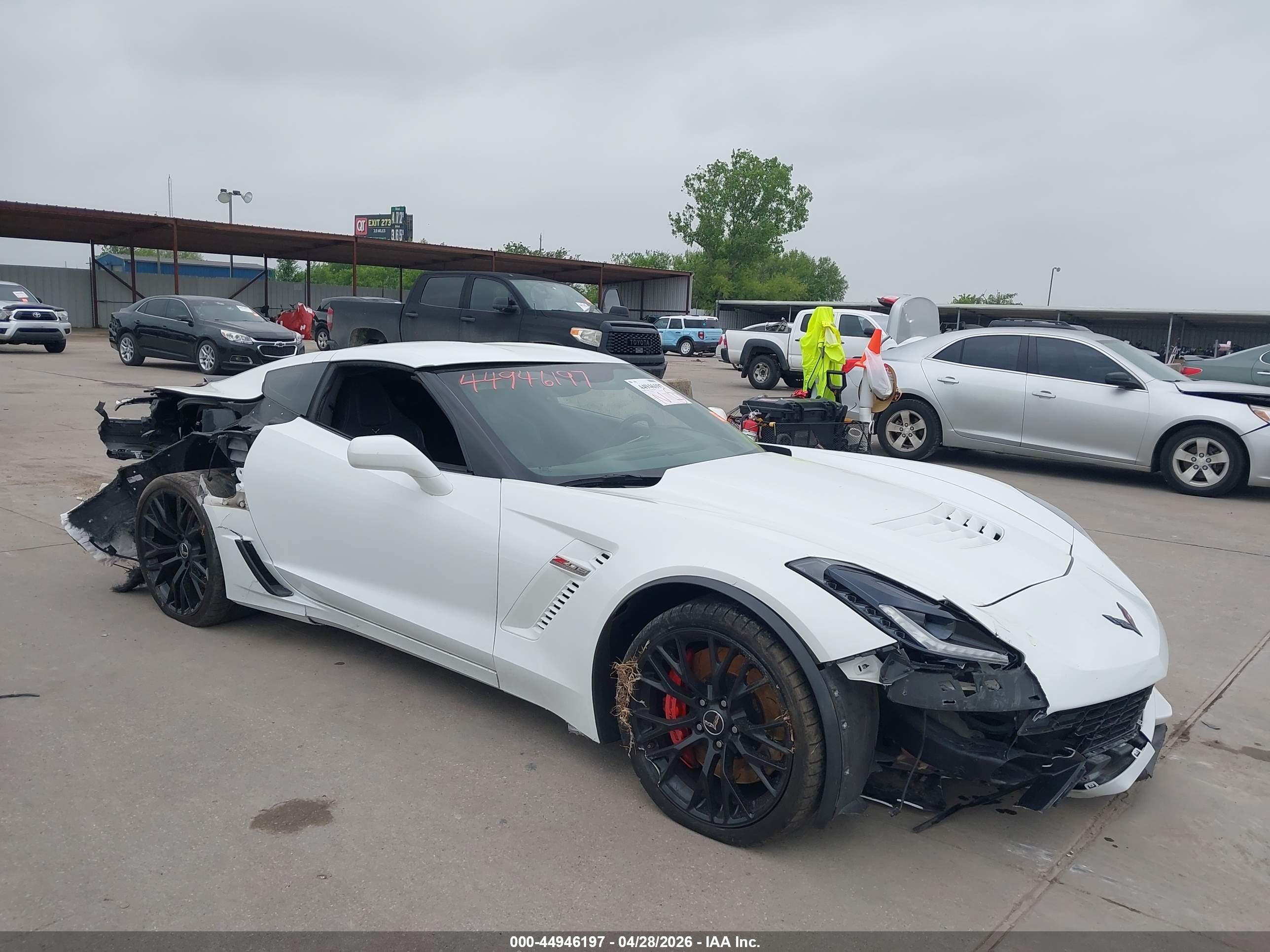 2015 Chevrolet Corvette Z06 White vin: 1G1YS2D66F5604177