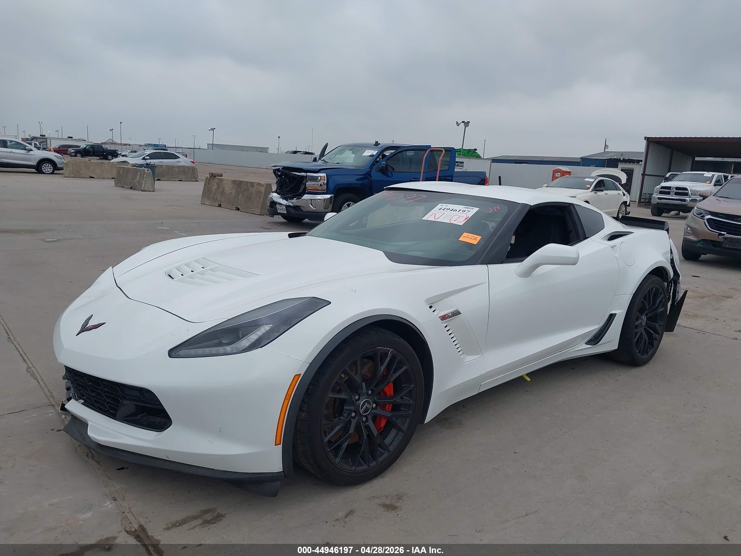 2015 Chevrolet Corvette Z06 White vin: 1G1YS2D66F5604177