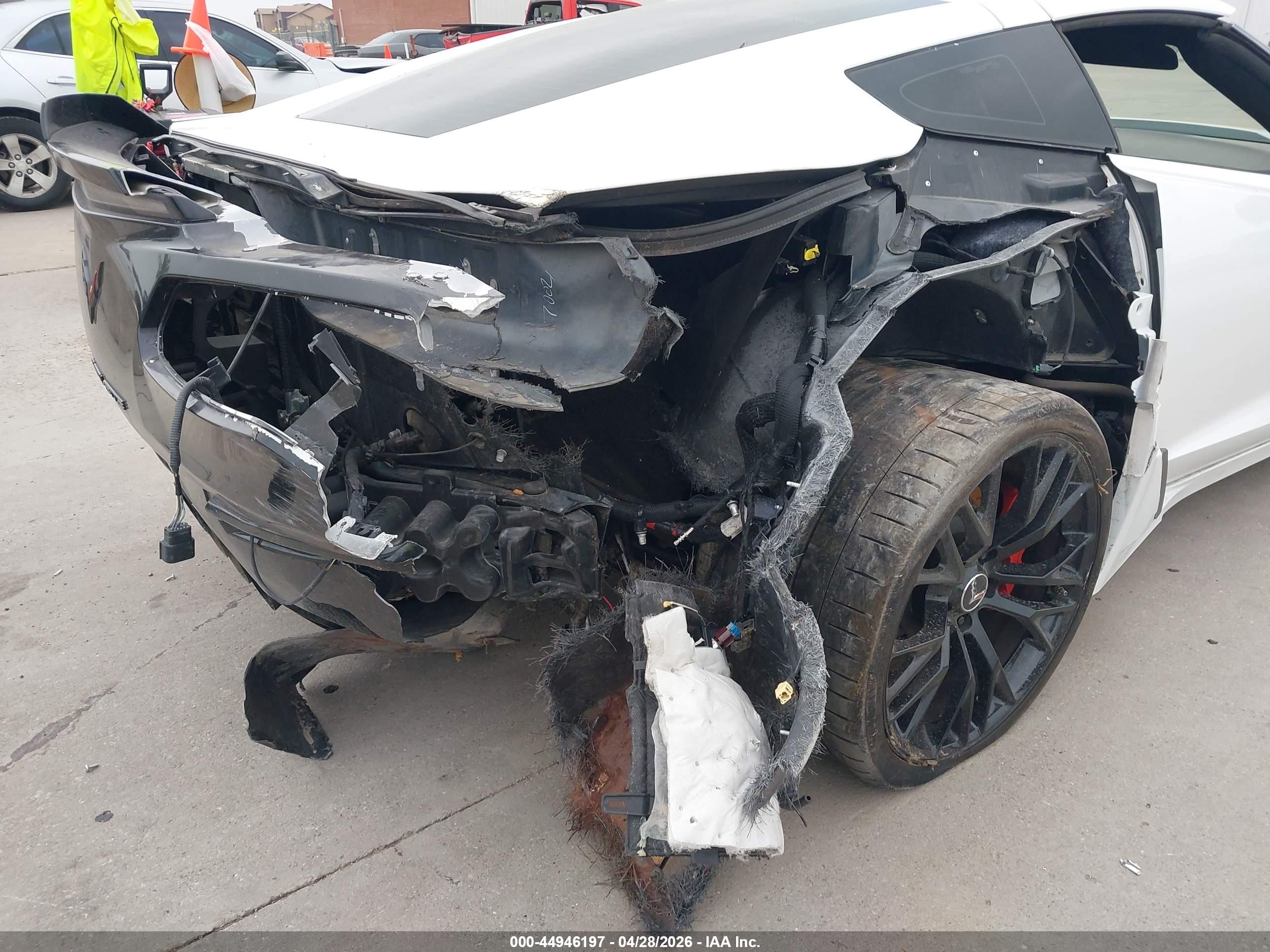 2015 Chevrolet Corvette Z06 White vin: 1G1YS2D66F5604177