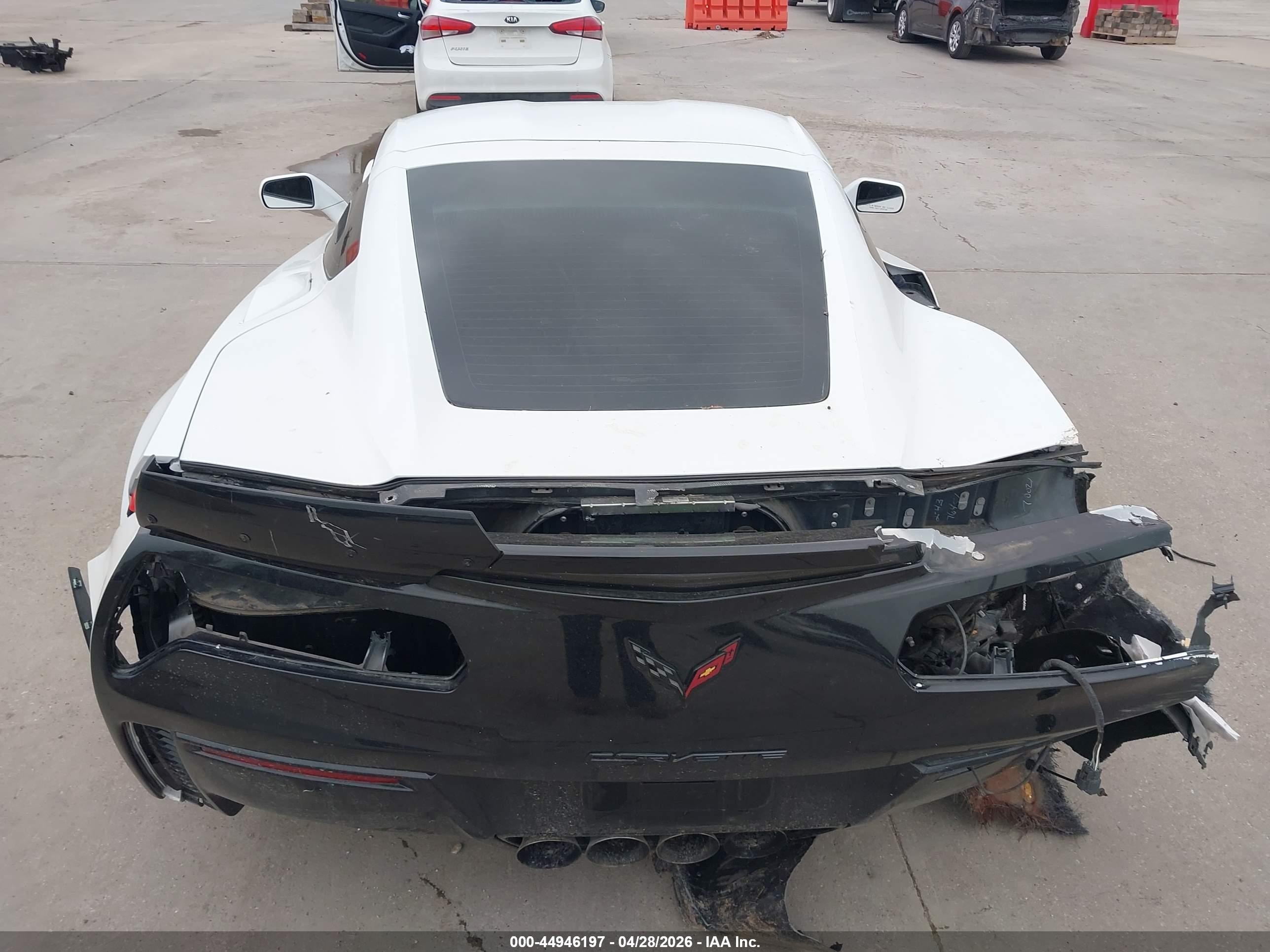 2015 Chevrolet Corvette Z06 White vin: 1G1YS2D66F5604177