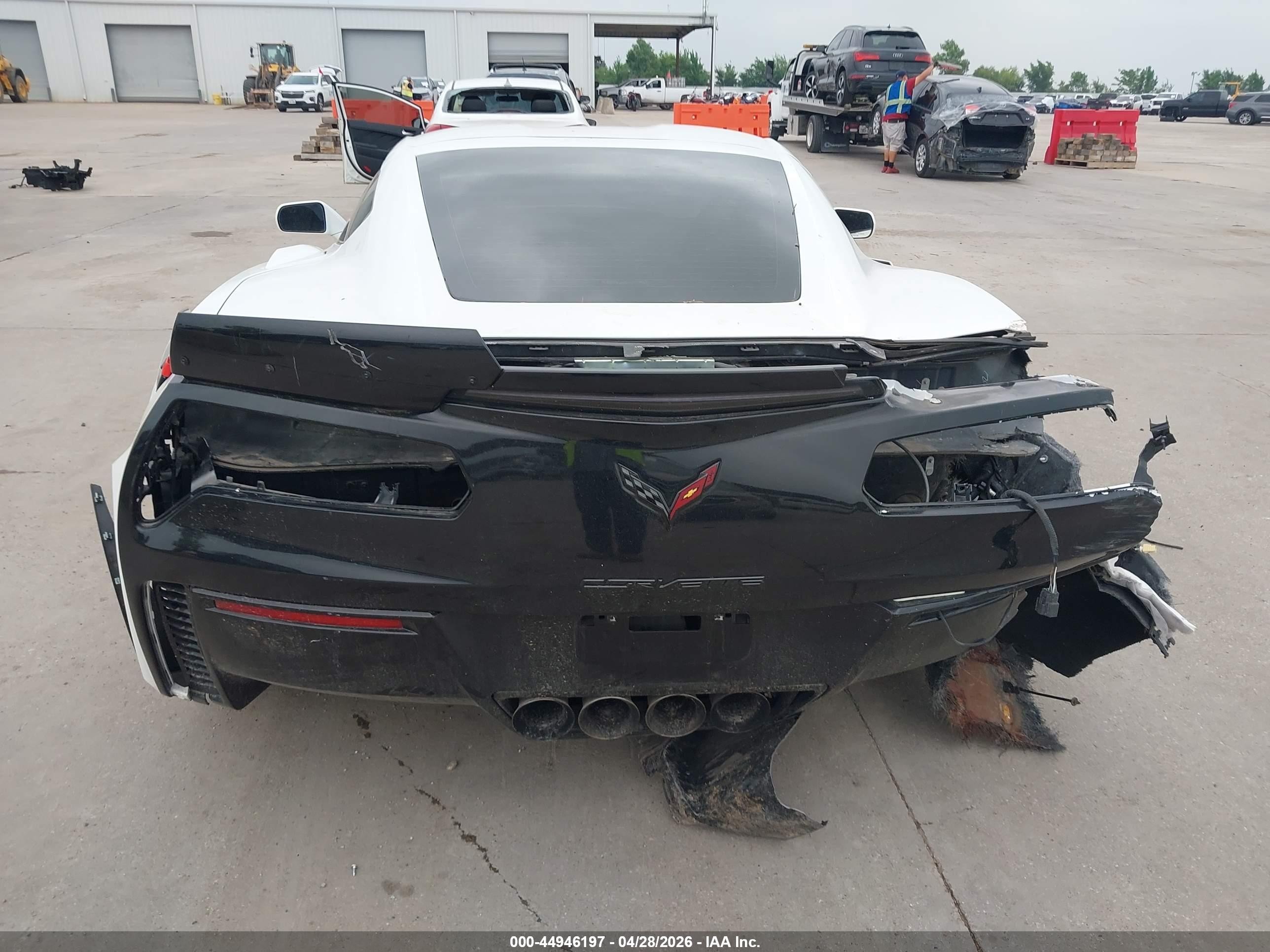 2015 Chevrolet Corvette Z06 White vin: 1G1YS2D66F5604177