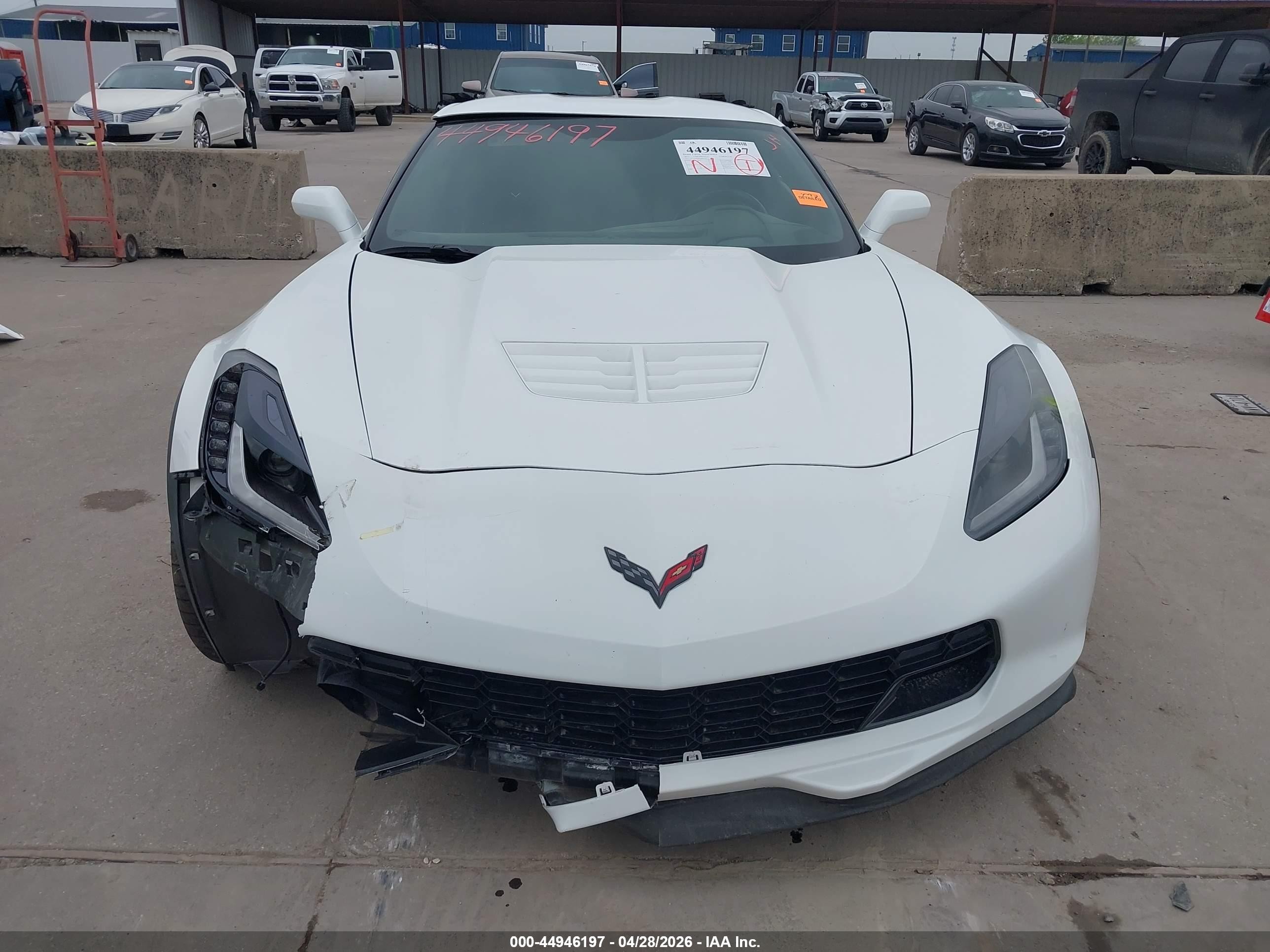 2015 Chevrolet Corvette Z06 White vin: 1G1YS2D66F5604177