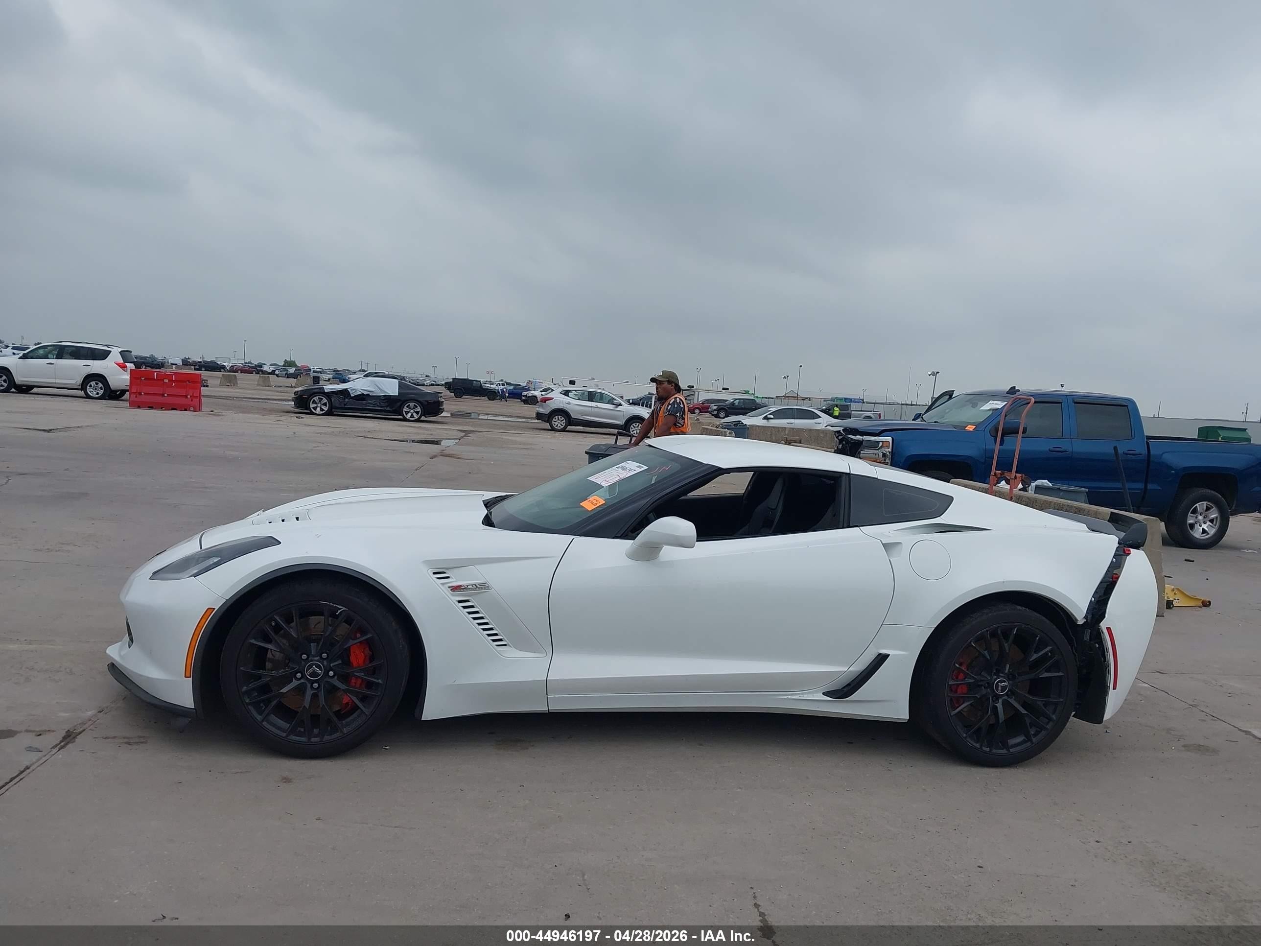 2015 Chevrolet Corvette Z06 White vin: 1G1YS2D66F5604177