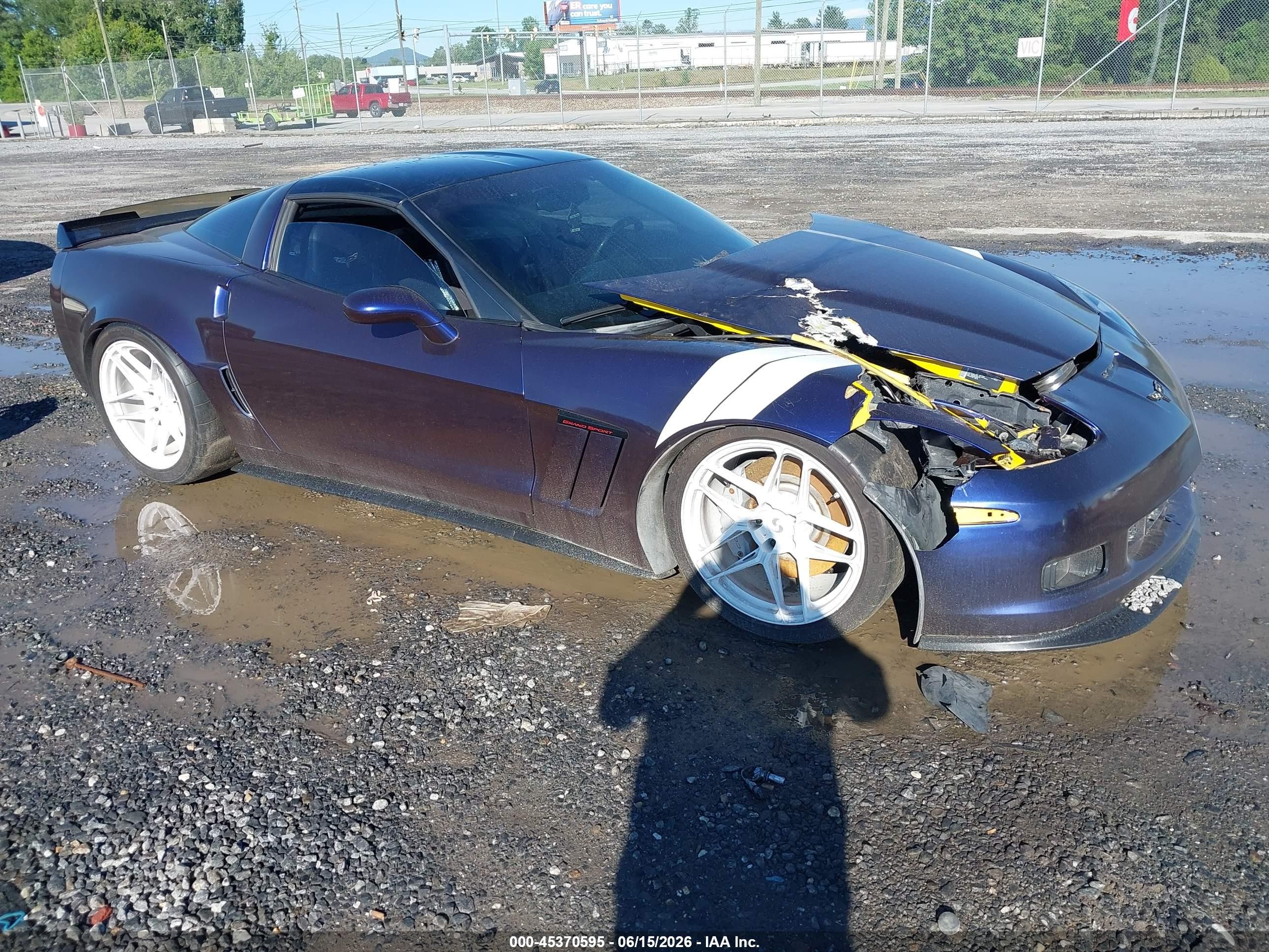 2010 Chevrolet Corvette Grand Sport Purple vin: 1G1YS2DW2A5102257