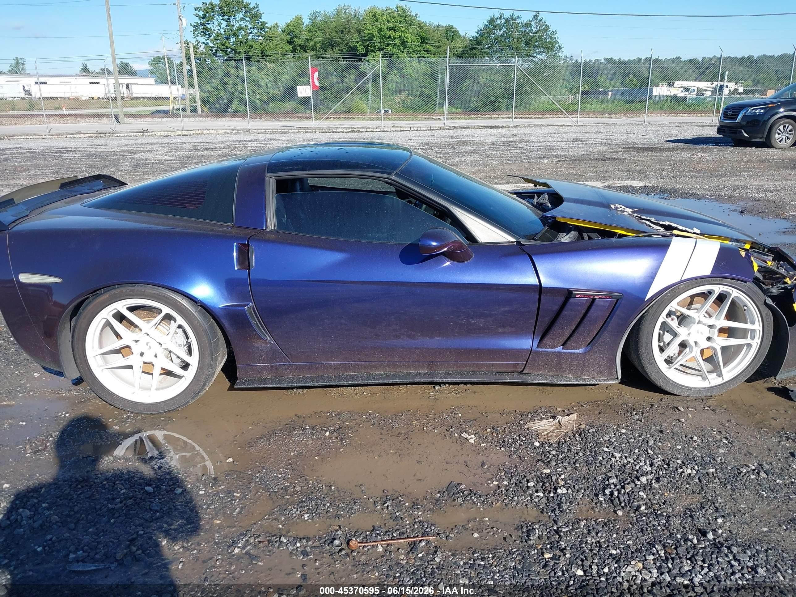 2010 Chevrolet Corvette Grand Sport Purple vin: 1G1YS2DW2A5102257