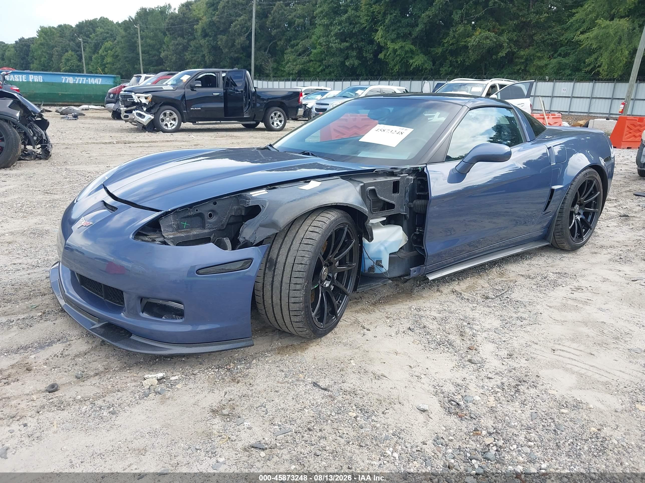 2012 Chevrolet Corvette Grand Sport Blue vin: 1G1YS2DW3C5103842