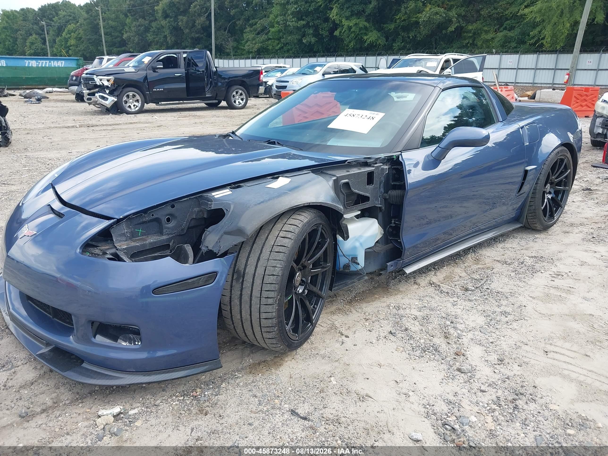 2012 Chevrolet Corvette Grand Sport Blue vin: 1G1YS2DW3C5103842
