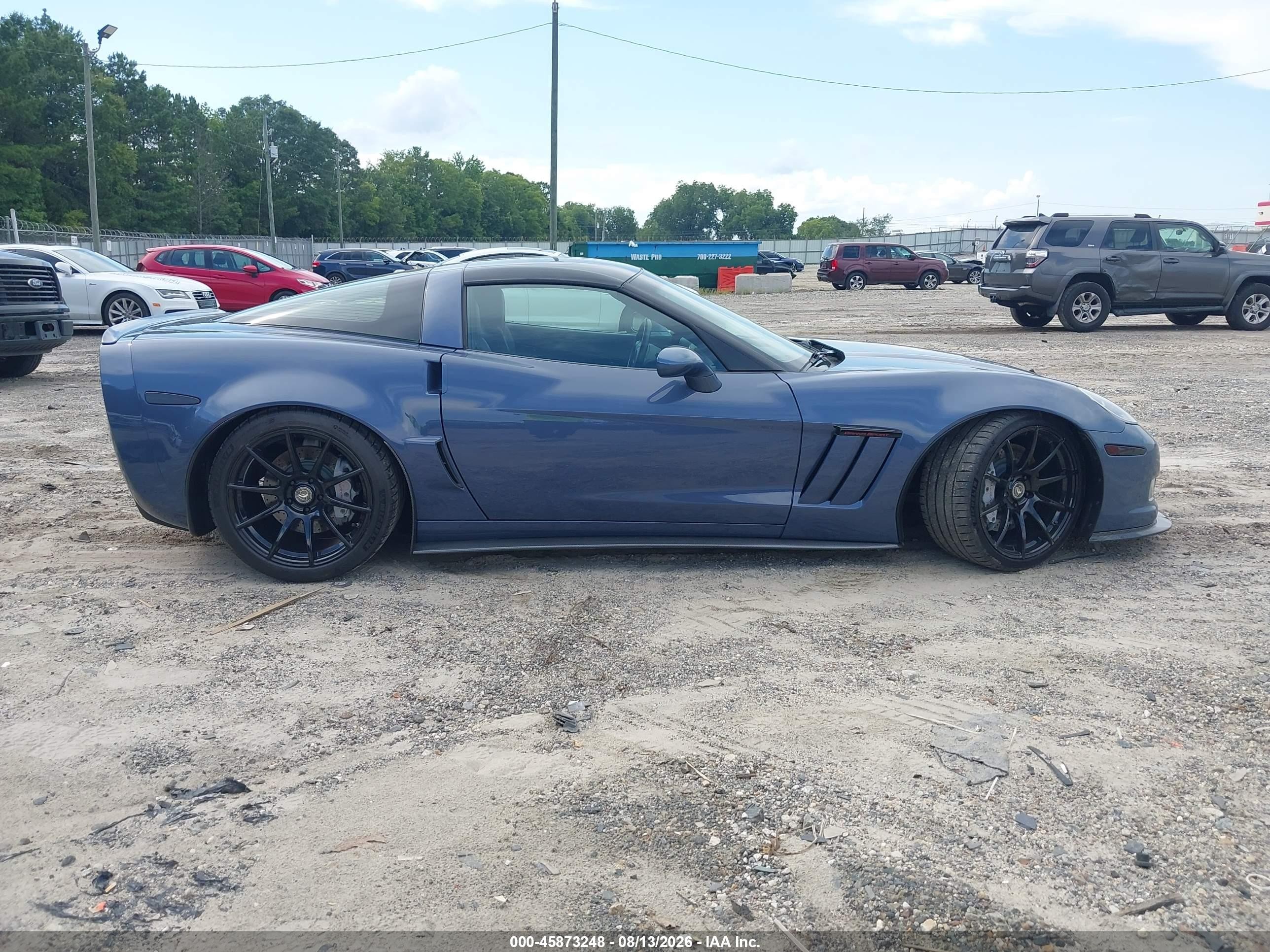 2012 Chevrolet Corvette Grand Sport Blue vin: 1G1YS2DW3C5103842