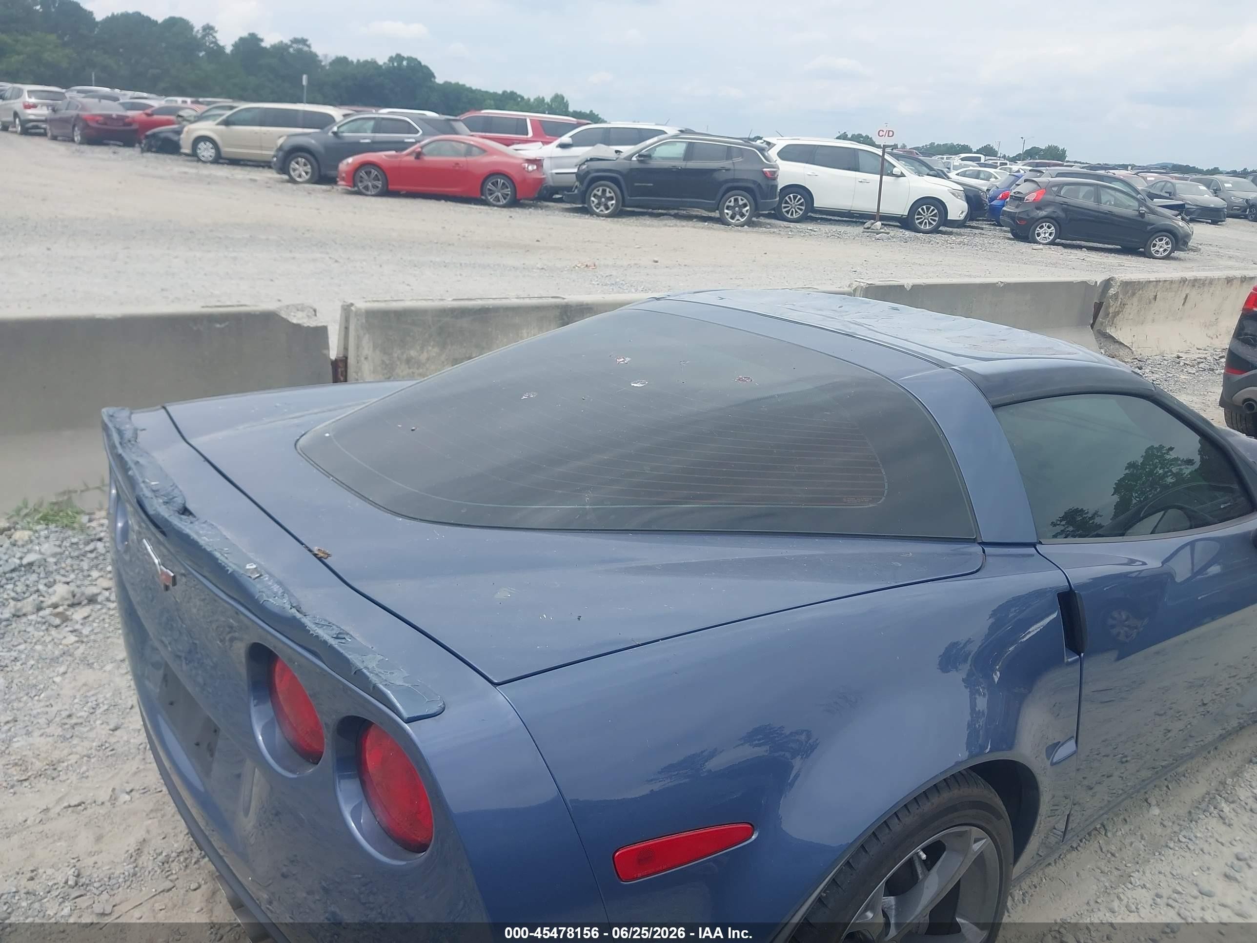 2011 Chevrolet Corvette Grand Sport Синий vin: 1G1YS2DW4B5109132