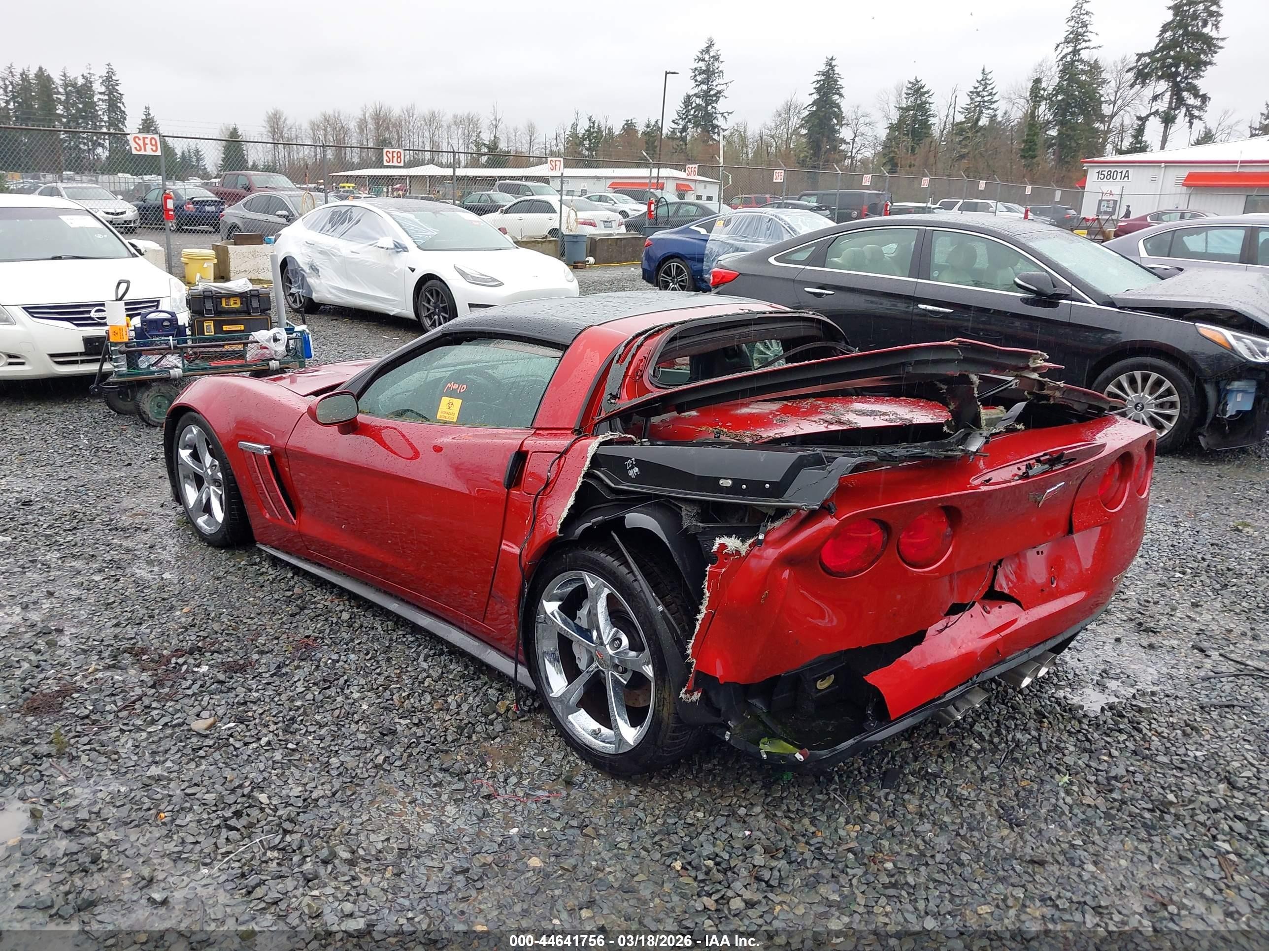 2013 Chevrolet Corvette Grand Sport Red vin: 1G1YS2DWXD5105427