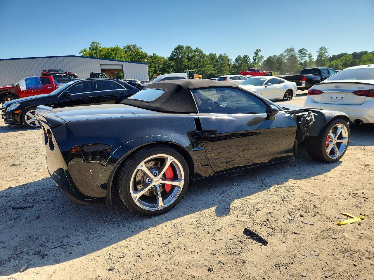2011 Chevrolet Corvette Grand Sport Черный vin: 1G1YS3DW1B5107781