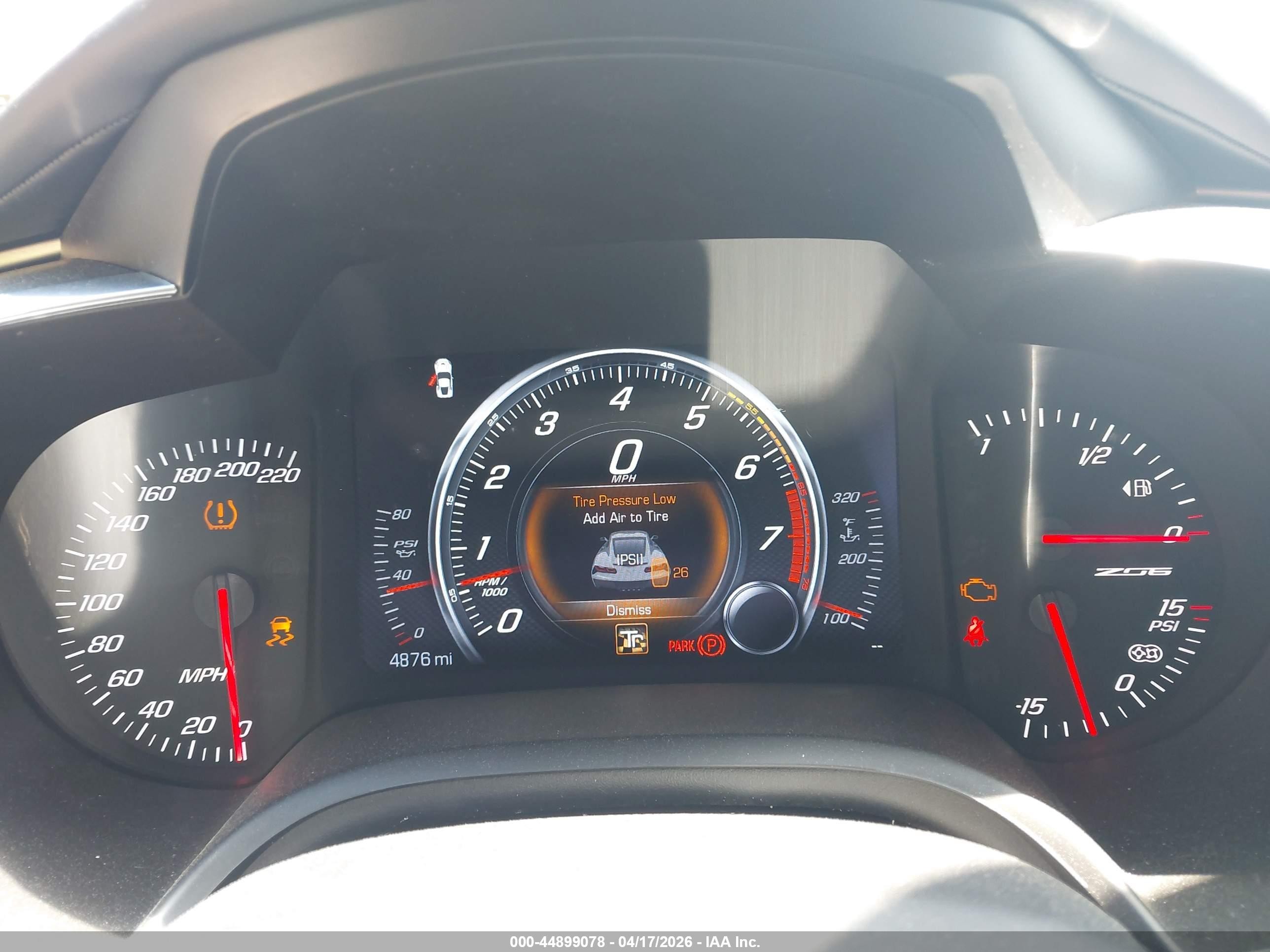 2015 Chevrolet Corvette Z06 Оранжевый vin: 1G1YT3D64F5606433