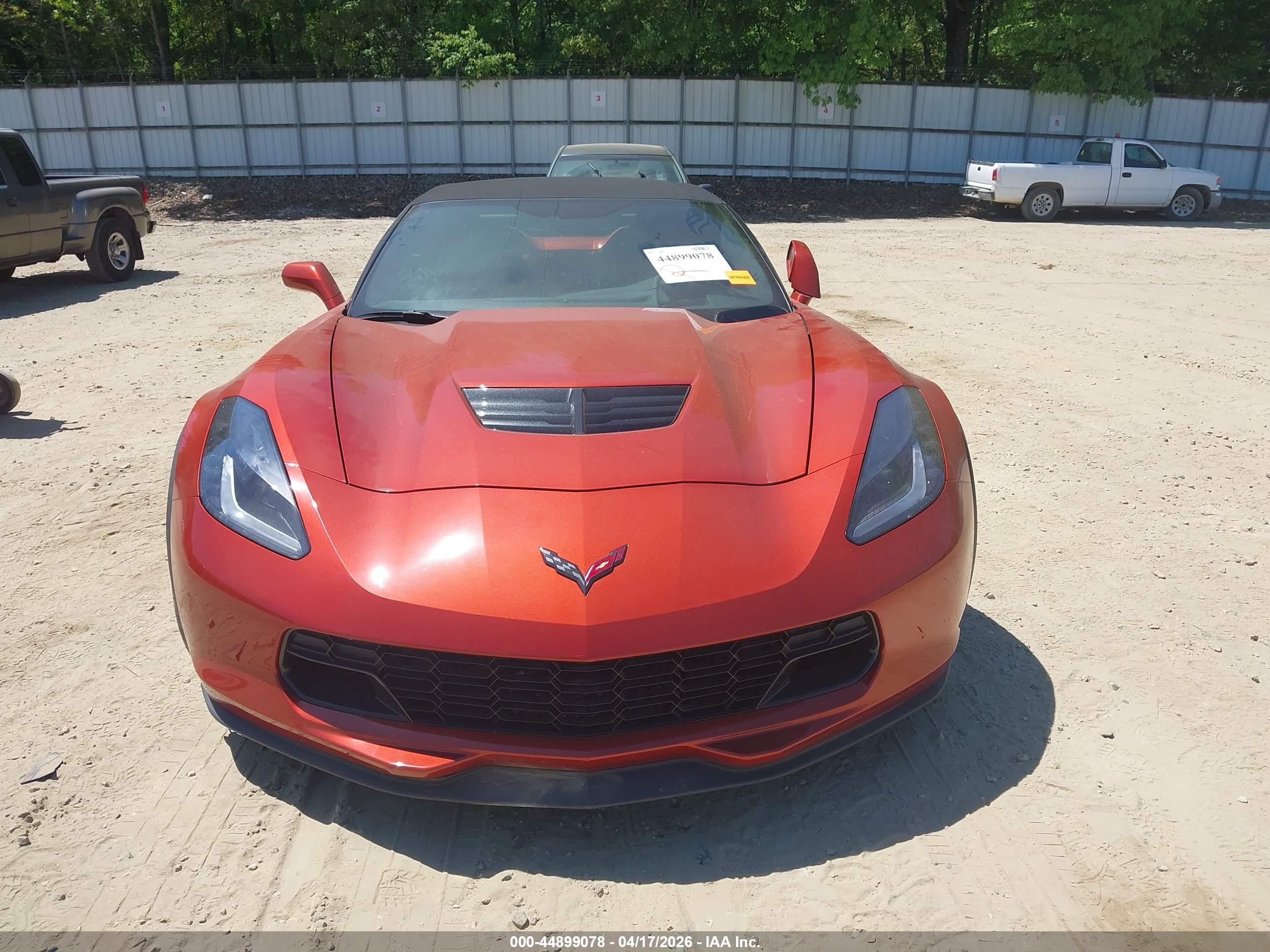 2015 Chevrolet Corvette Z06 Оранжевый vin: 1G1YT3D64F5606433