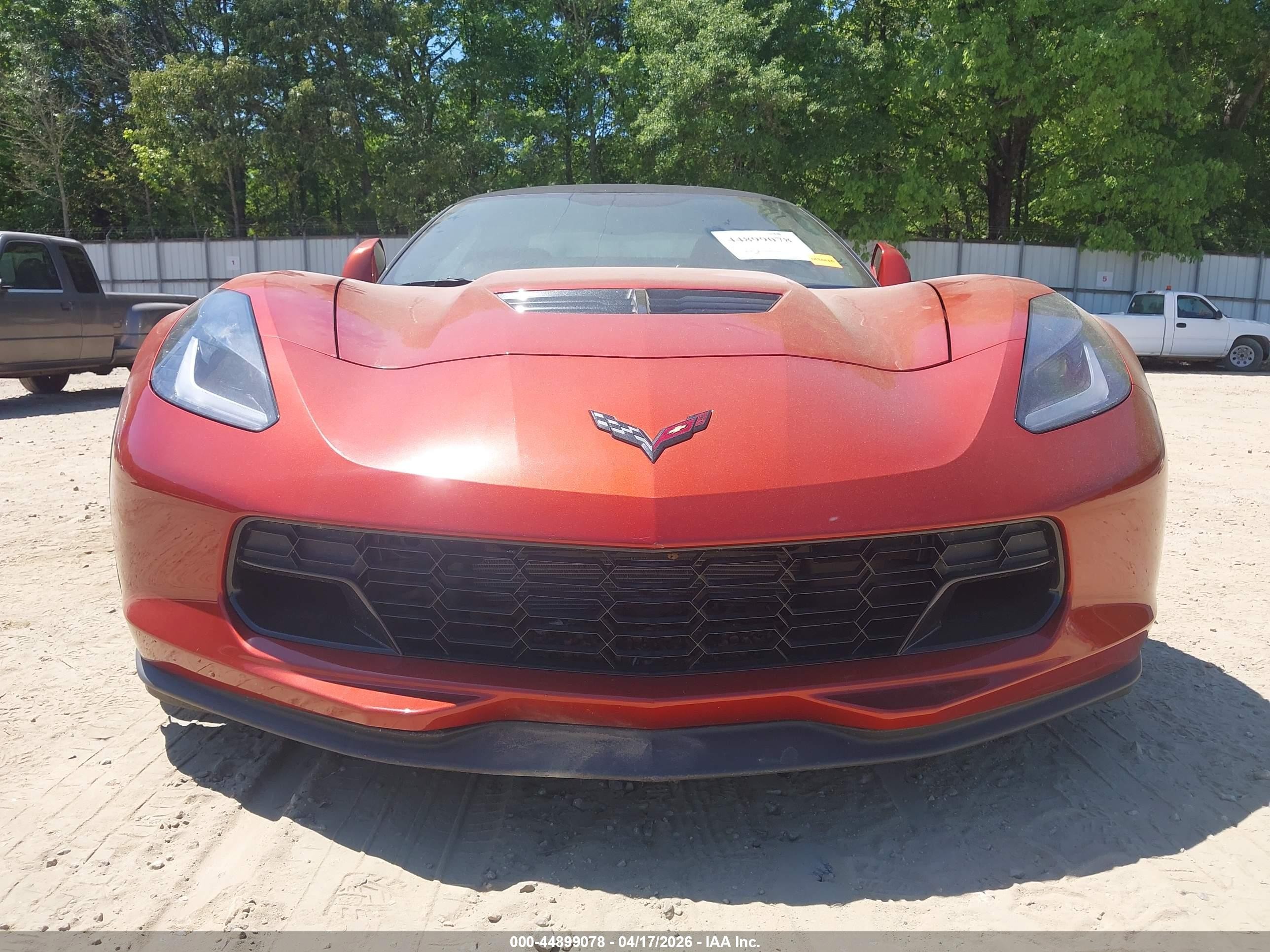 2015 Chevrolet Corvette Z06 Оранжевый vin: 1G1YT3D64F5606433