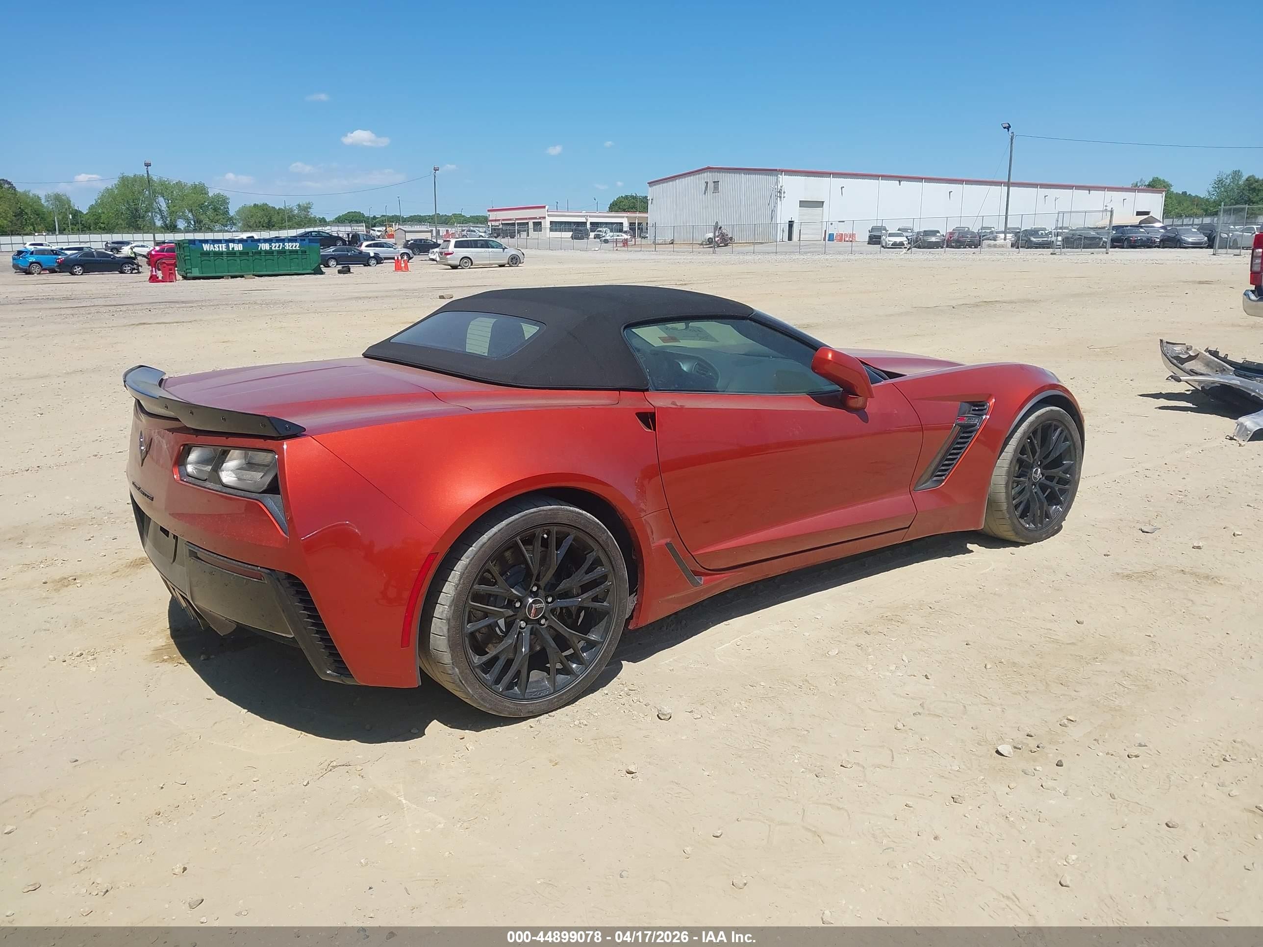 2015 Chevrolet Corvette Z06 Оранжевый vin: 1G1YT3D64F5606433