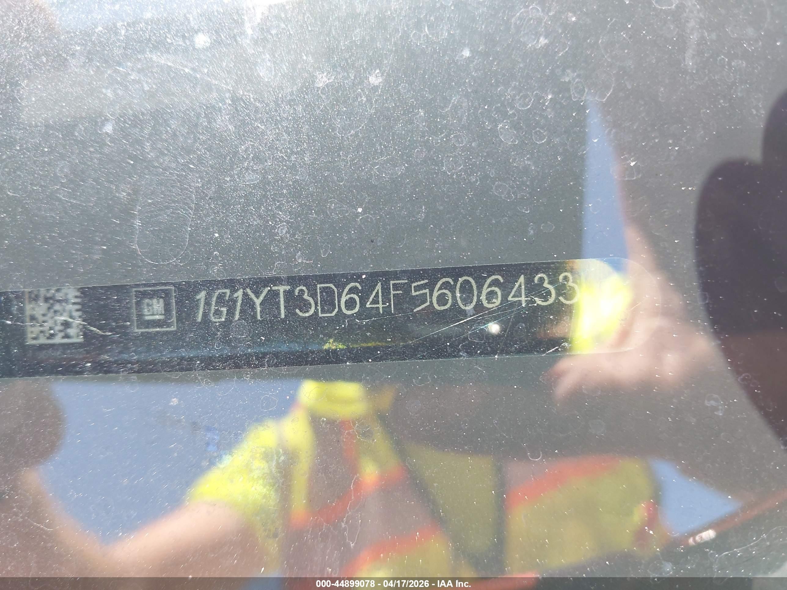 2015 Chevrolet Corvette Z06 Оранжевый vin: 1G1YT3D64F5606433