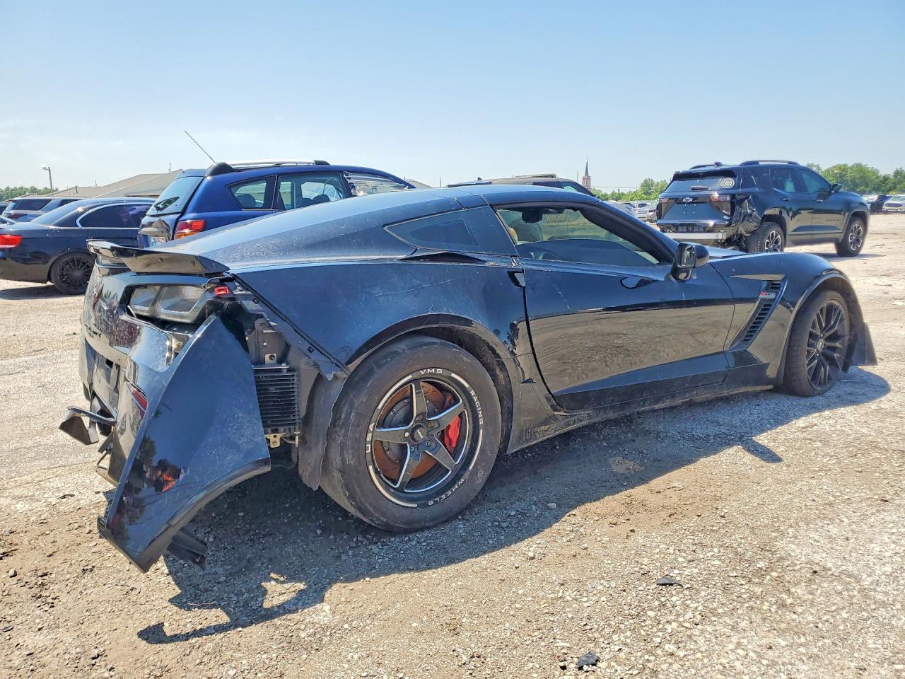 2015 Chevrolet Corvette Z06 3lz Black vin: 1G1YU2D61F5605991
