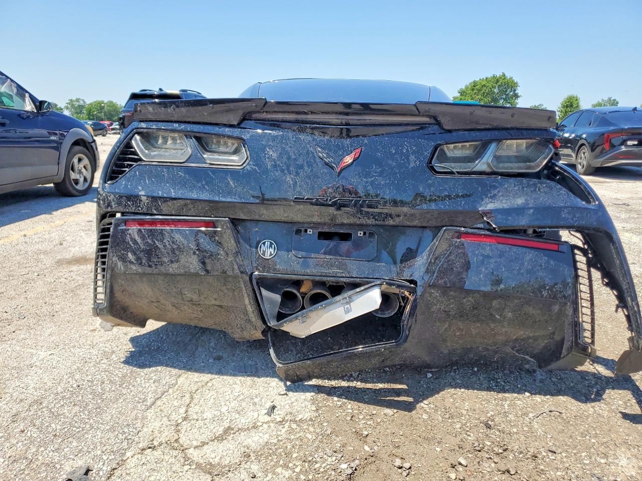 2015 Chevrolet Corvette Z06 3lz Black vin: 1G1YU2D61F5605991