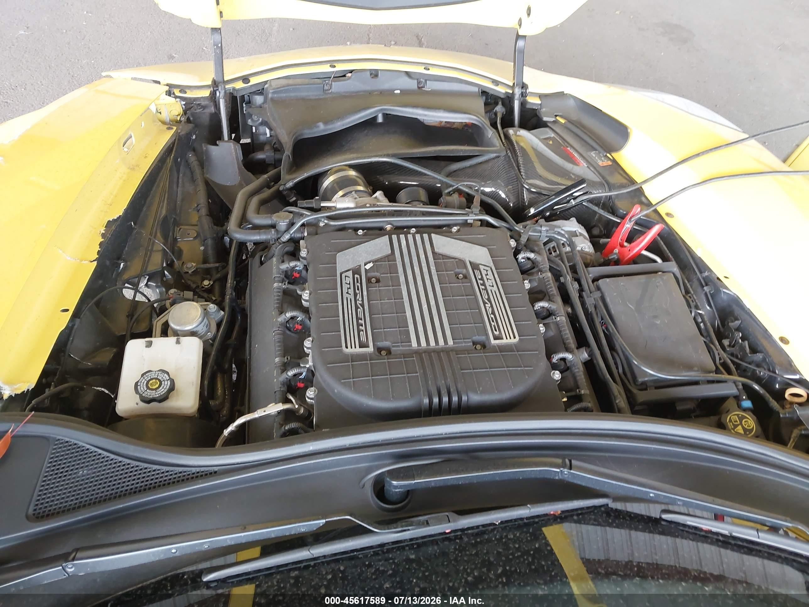 2016 Chevrolet Corvette Z06 Желтый vin: 1G1YU2D6XG5607286