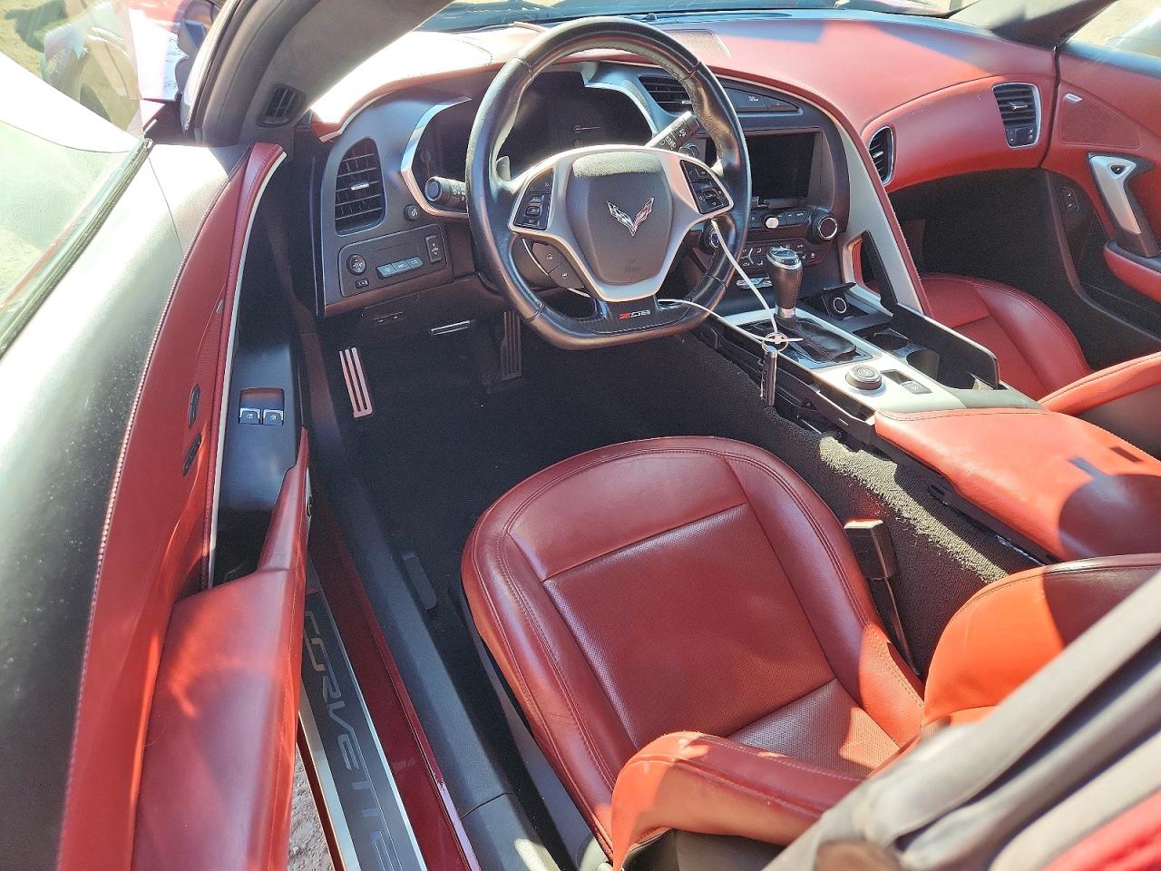 2016 Chevrolet Corvette Z06 3lz Red vin: 1G1YU3D63G5611492