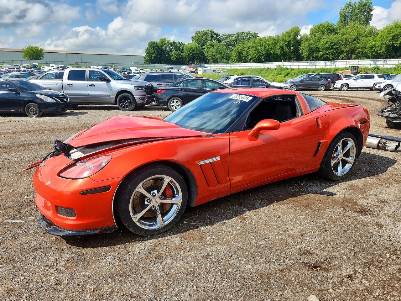 2011 Chevrolet Corvette Grand Sport Red vin: 1G1YV2DW5B5106456