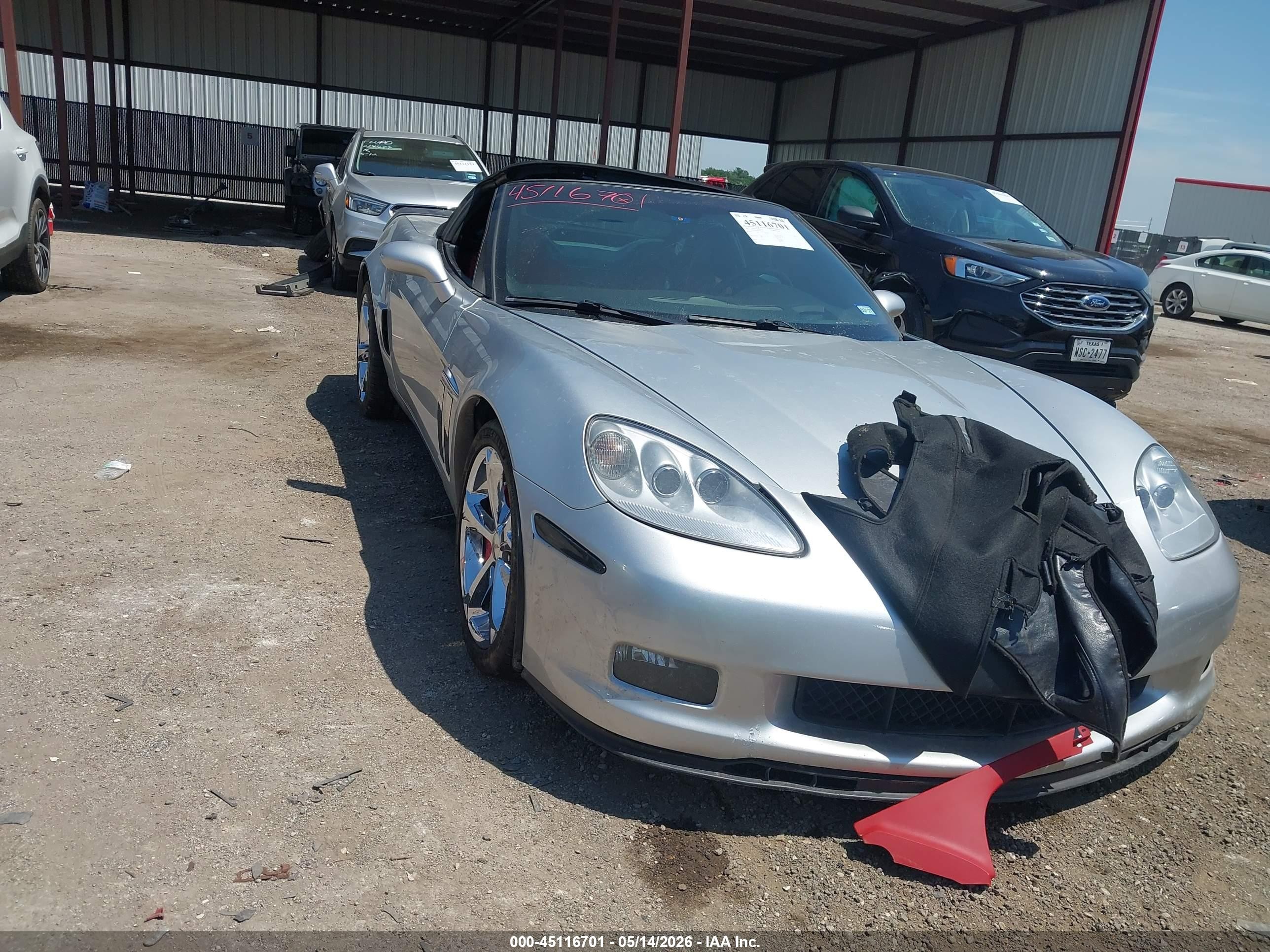 2012 Chevrolet Corvette Grand Sport Серебряный vin: 1G1YV3DW2C5103649