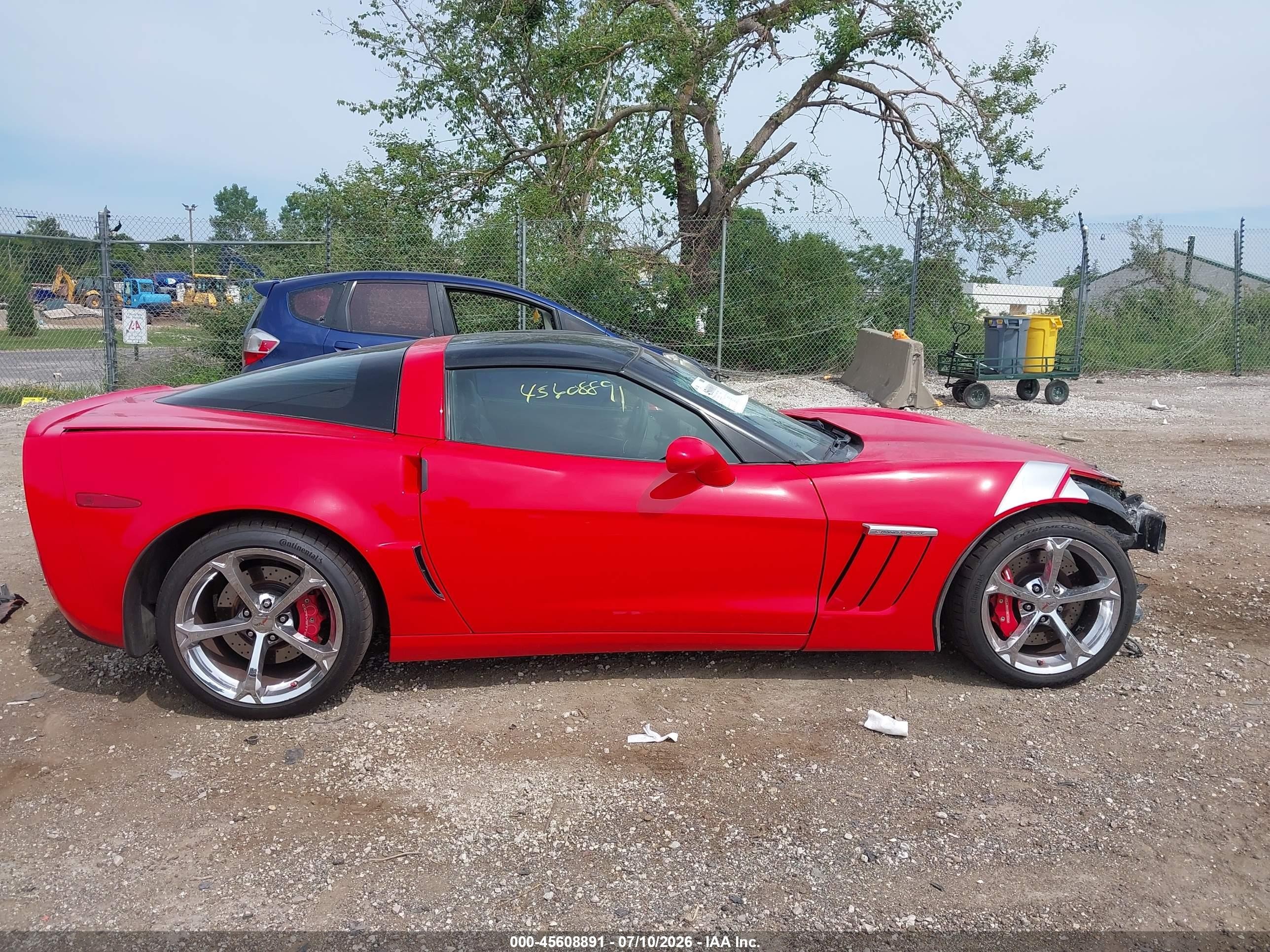 2012 Chevrolet Corvette Grand Sport Red vin: 1G1YW2DW5C5104995