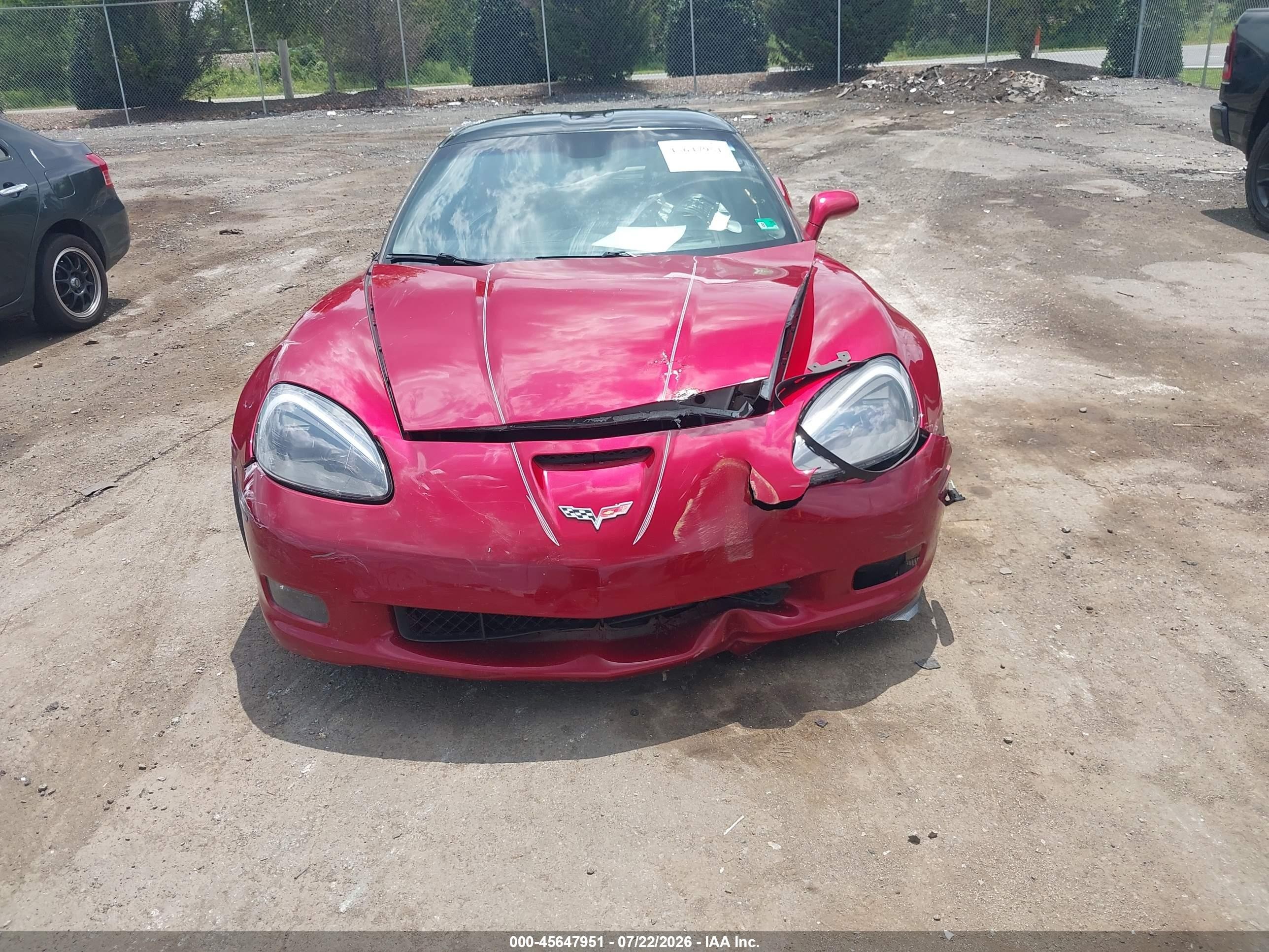 2010 Chevrolet Corvette Grand Sport Red vin: 1G1YW2DW7A5103134