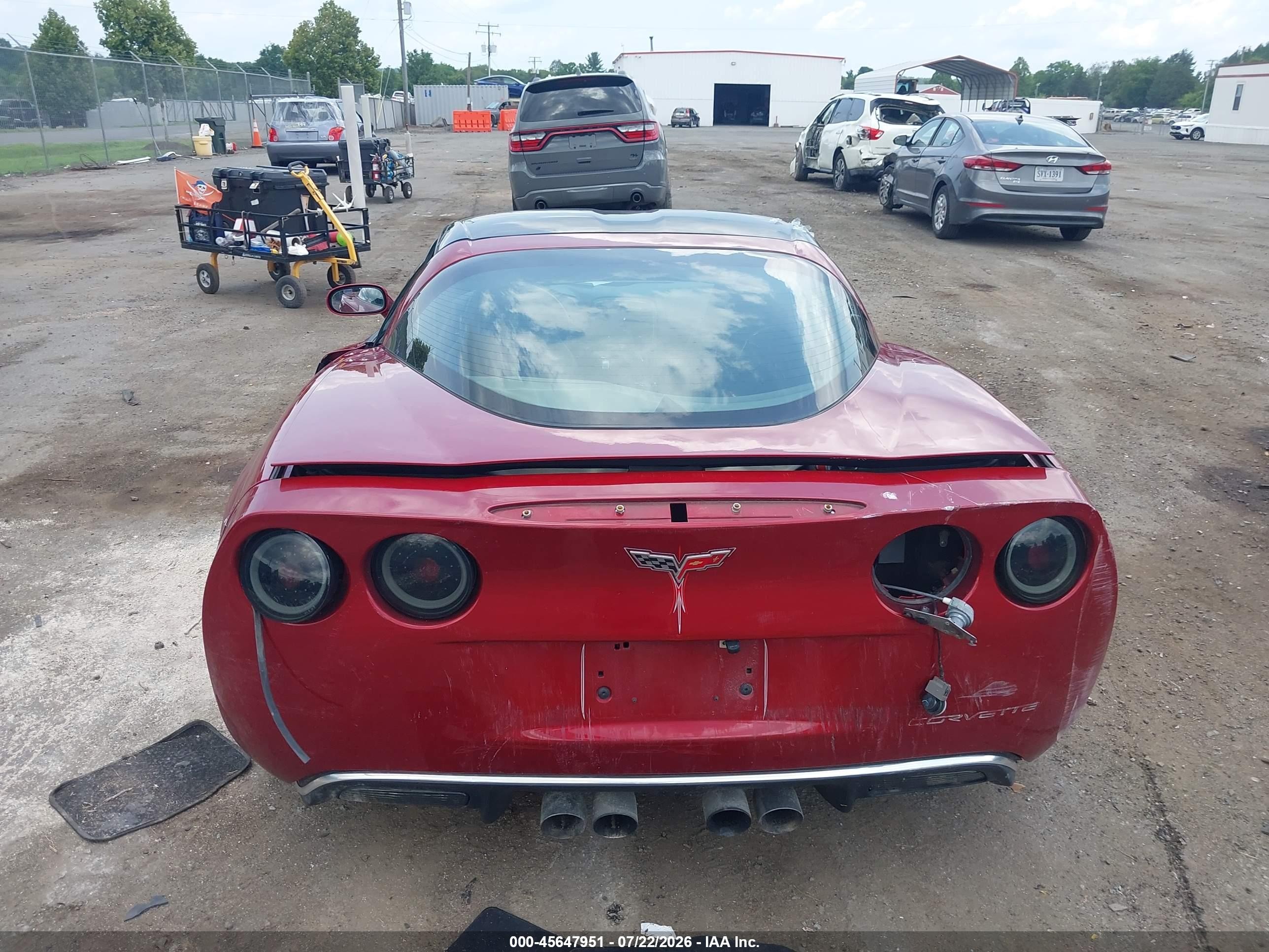 2010 Chevrolet Corvette Grand Sport Red vin: 1G1YW2DW7A5103134