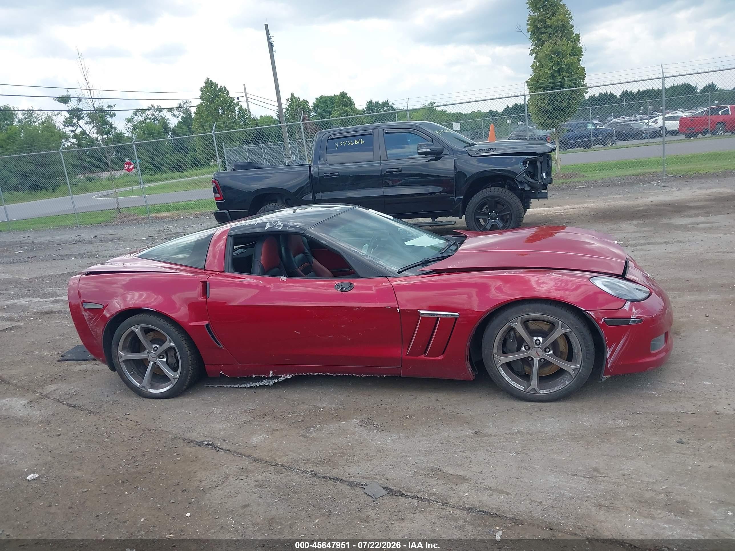 2010 Chevrolet Corvette Grand Sport Red vin: 1G1YW2DW7A5103134