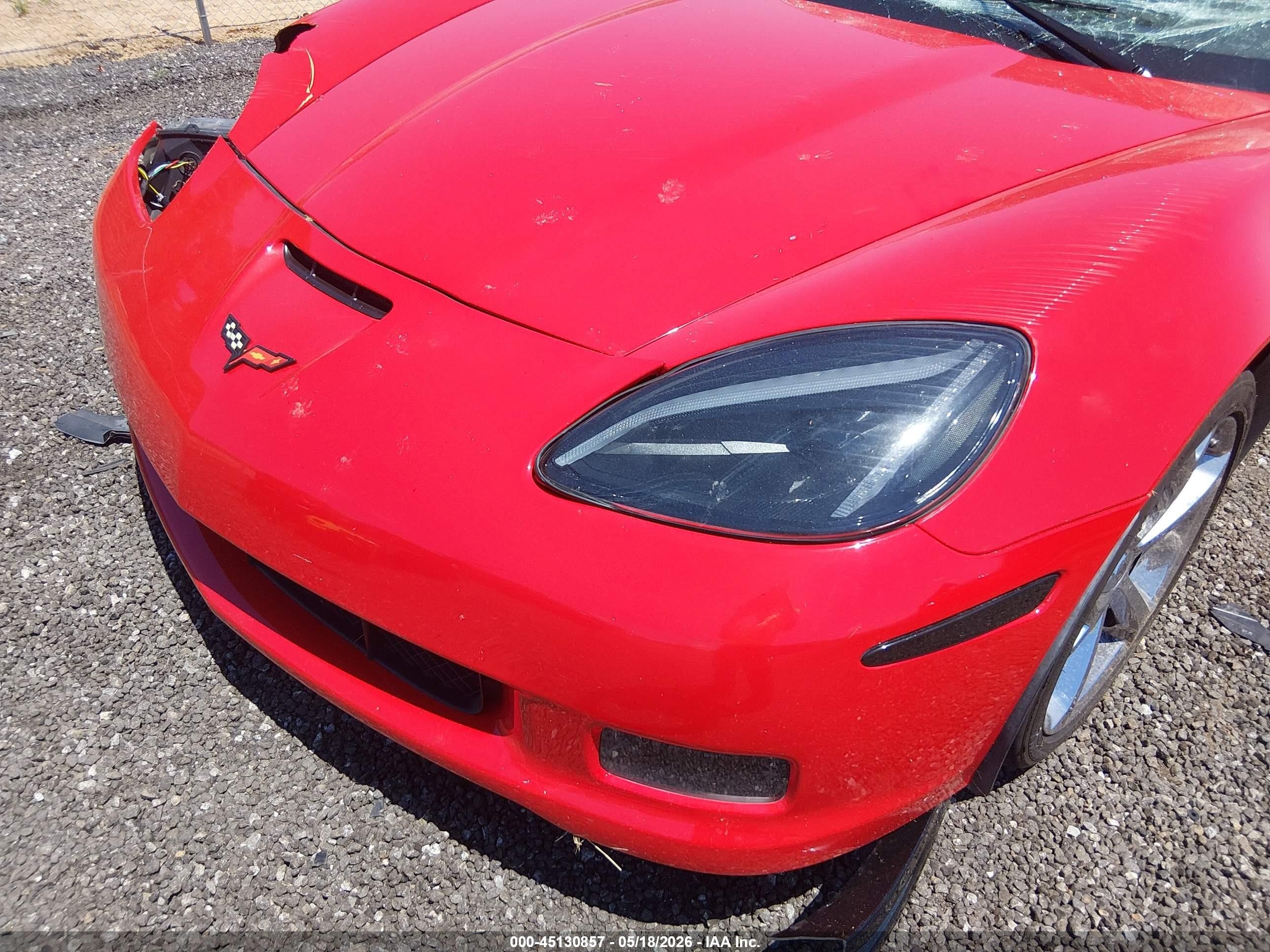 2011 Chevrolet Corvette Grand Sport Red vin: 1G1YW2DW9B5104500
