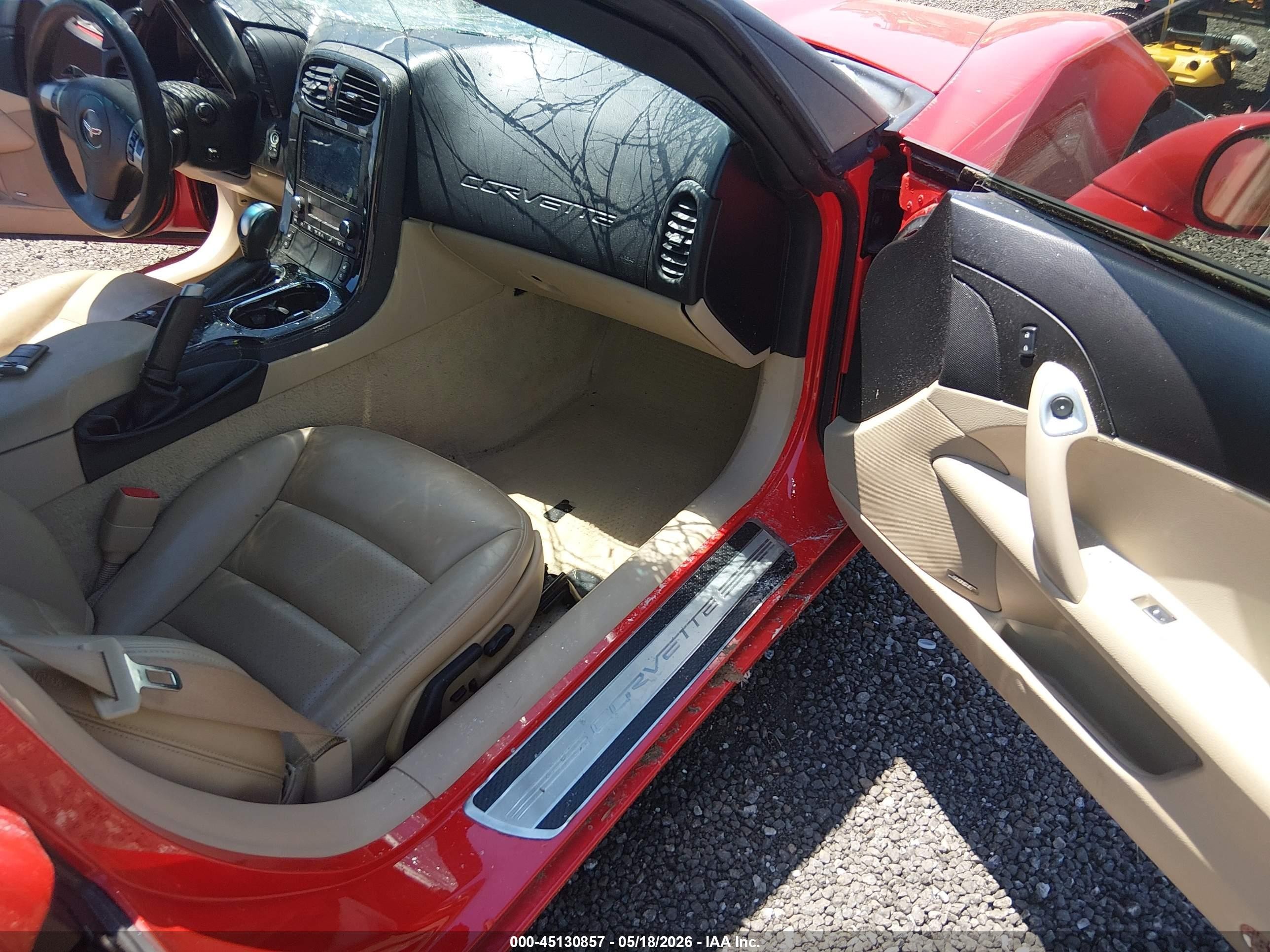 2011 Chevrolet Corvette Grand Sport Red vin: 1G1YW2DW9B5104500