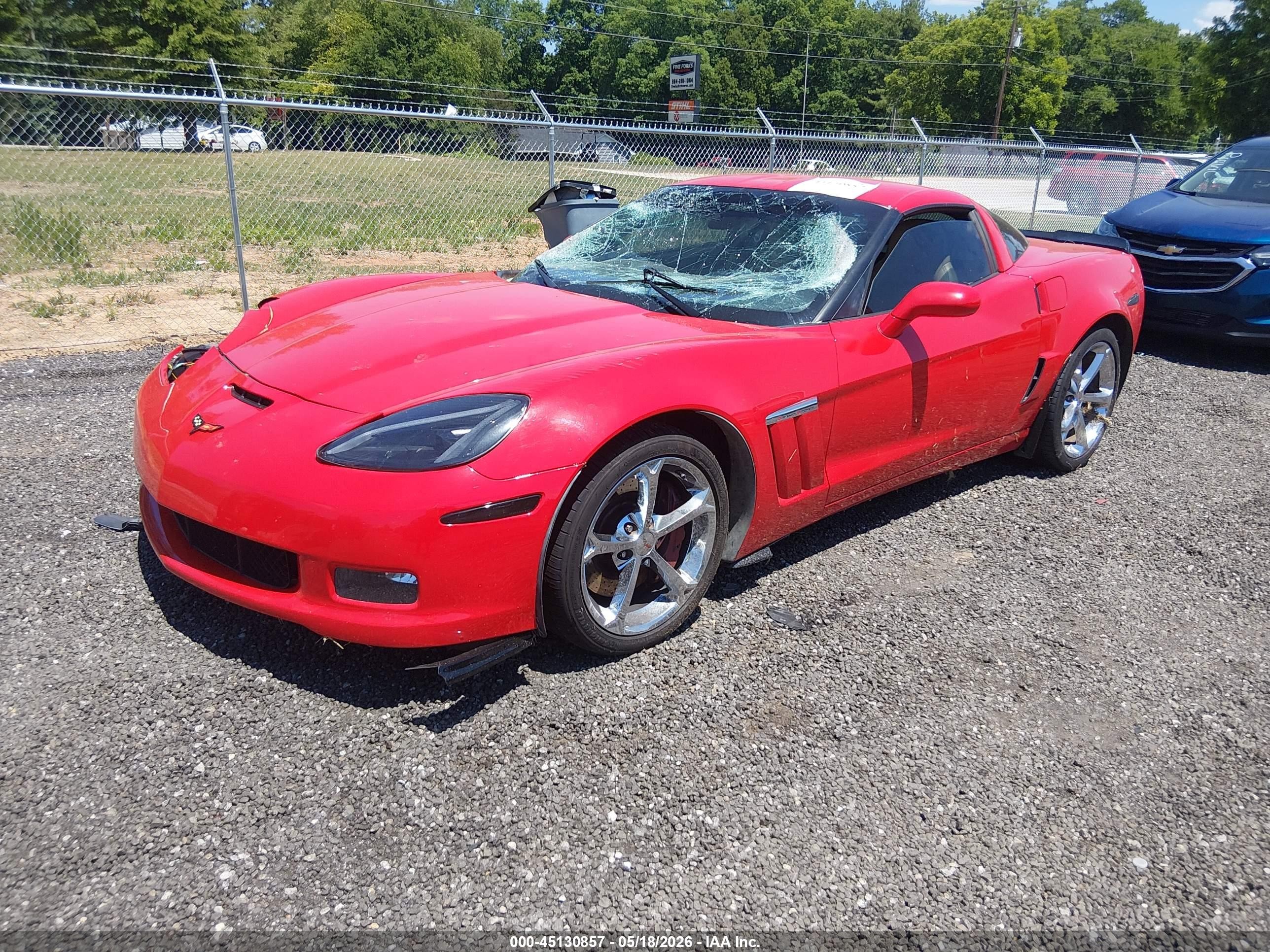 2011 Chevrolet Corvette Grand Sport Red vin: 1G1YW2DW9B5104500
